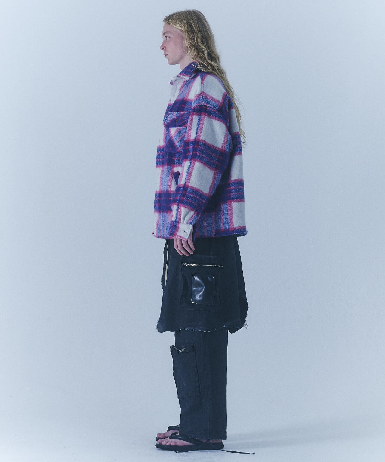 FR(13)NDS/フレンズ/Shaggy Check BLOUSON