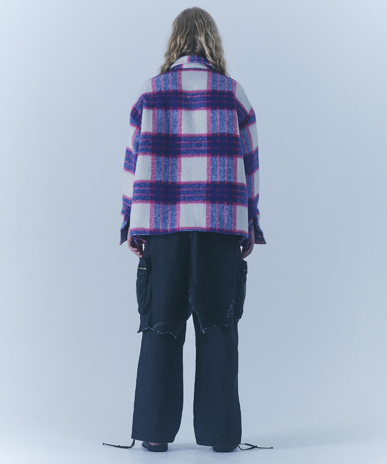 FR(13)NDS/フレンズ/Shaggy Check BLOUSON