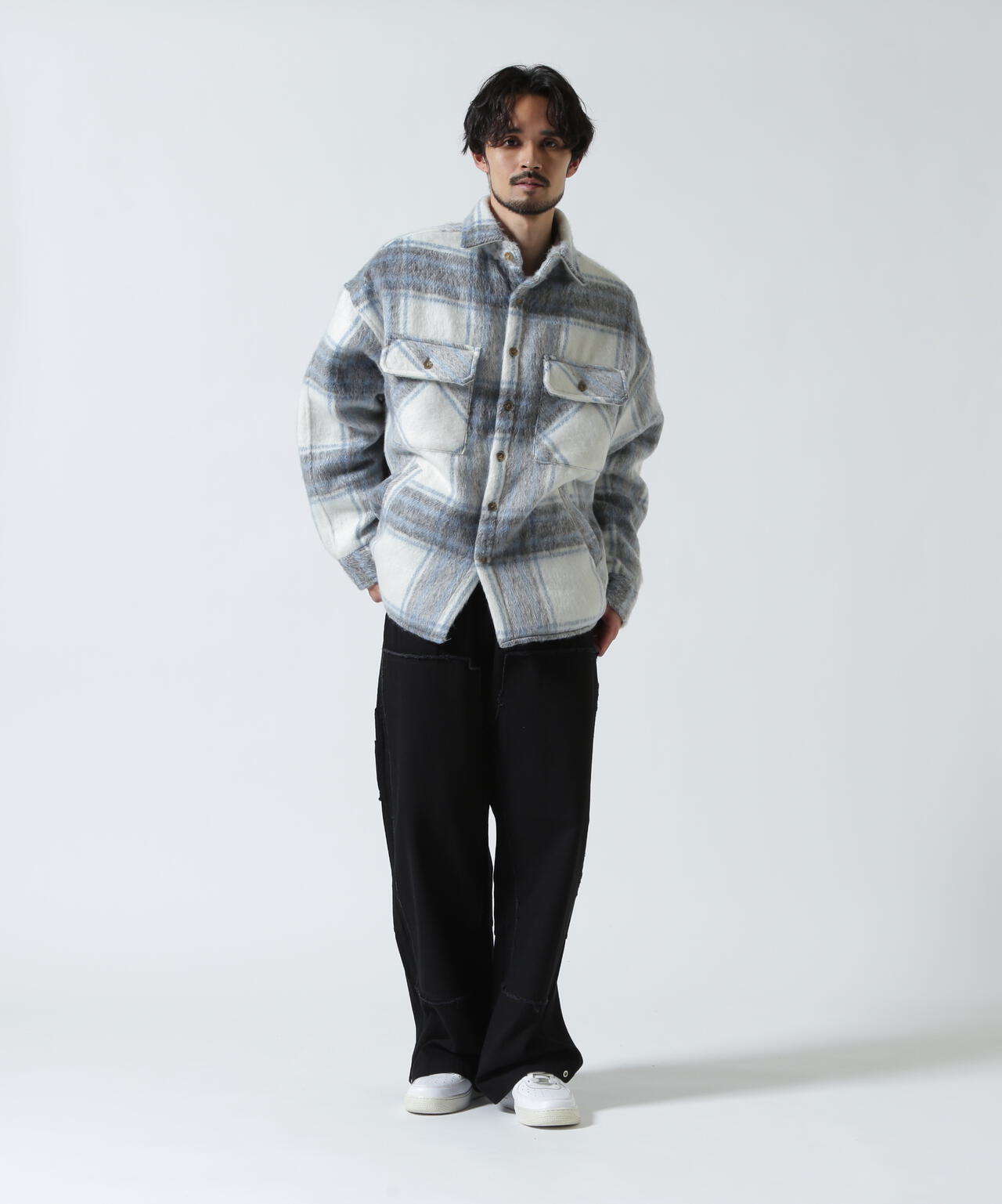 FR(13)NDS/フレンズ/Shaggy Check BLOUSON
