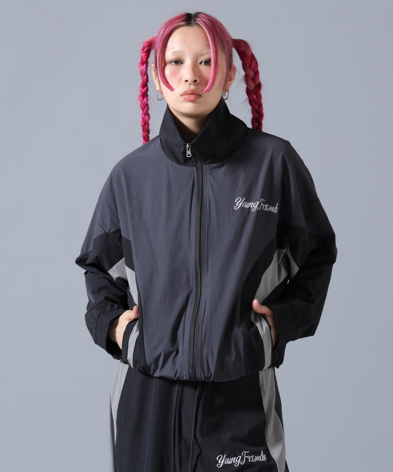 FR(13)NDS/フレンズ/Nylon Track Jacket