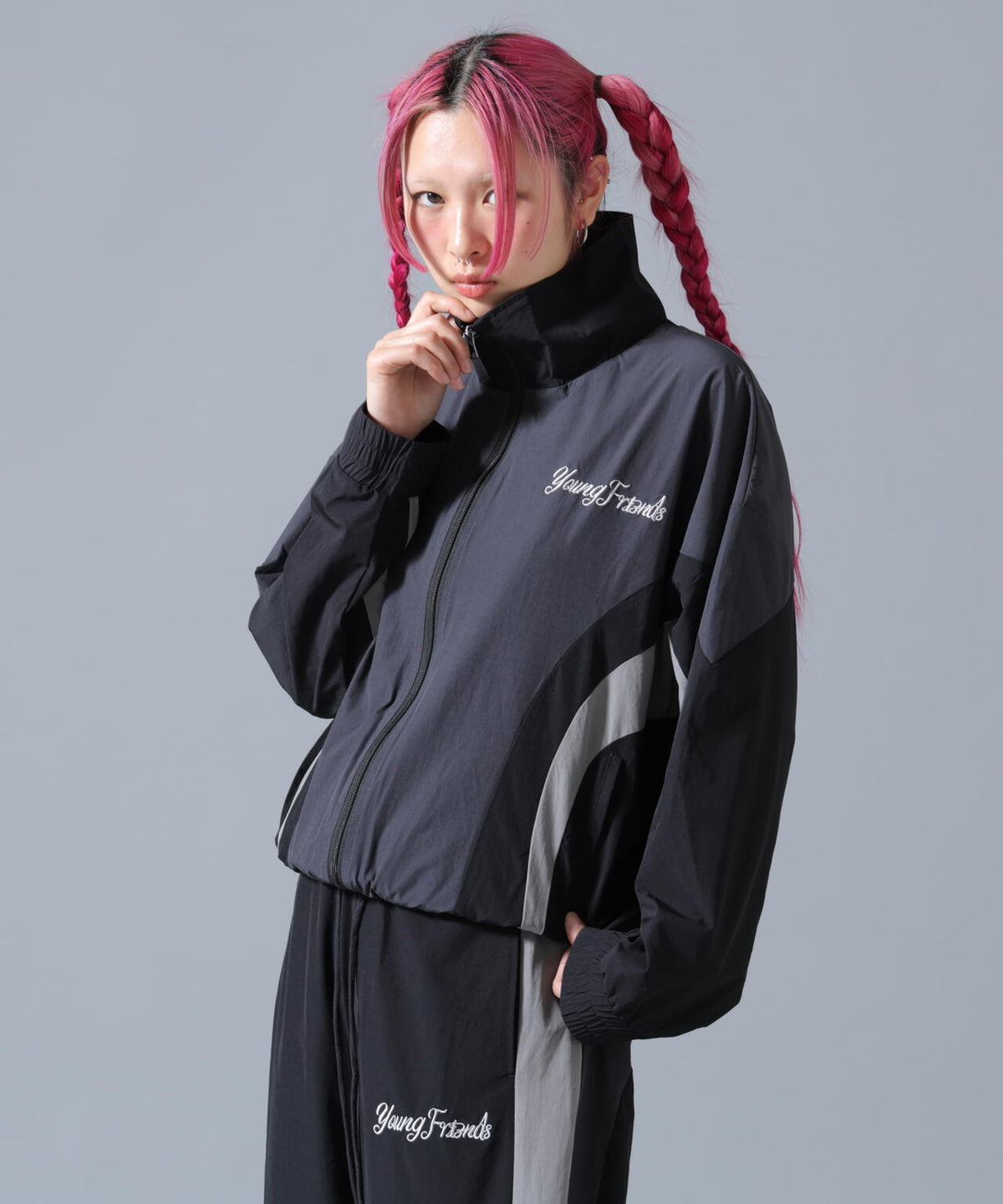 FR(13)NDS/フレンズ/Nylon Track Jacket