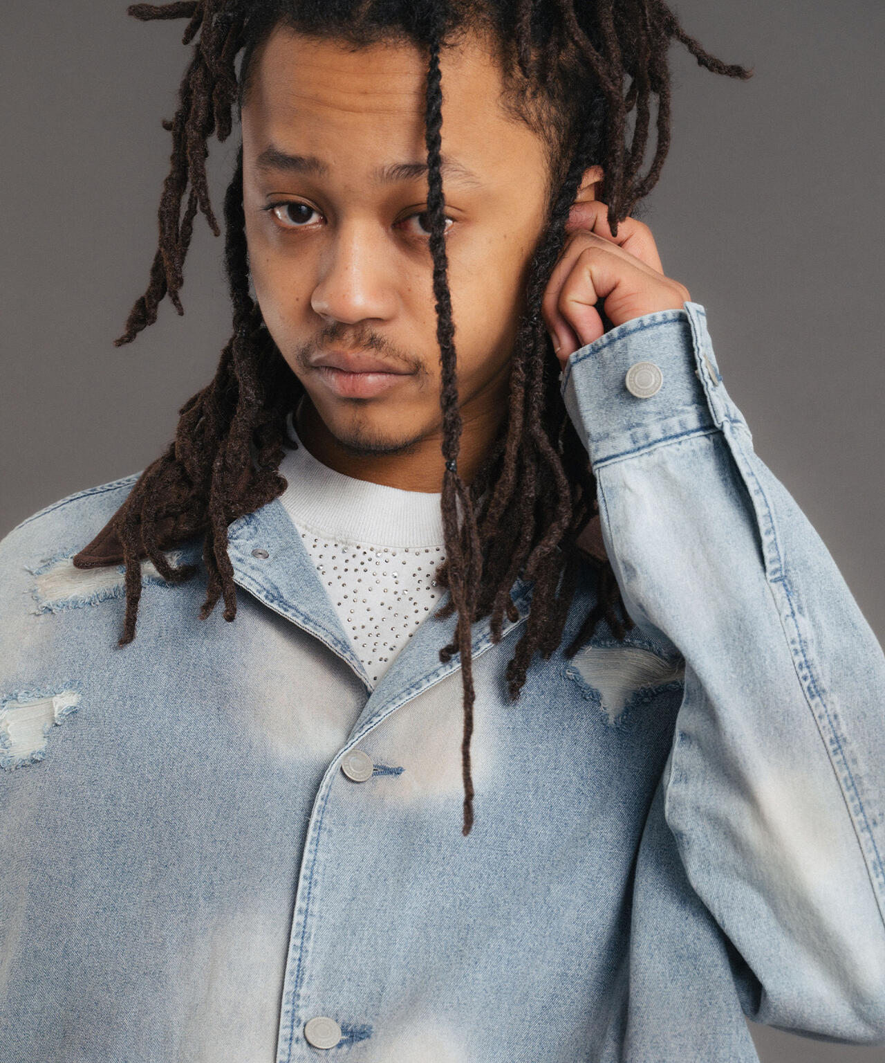 FR(13)NDS/フレンズ/ICE BLUE DENIM COVERALLS