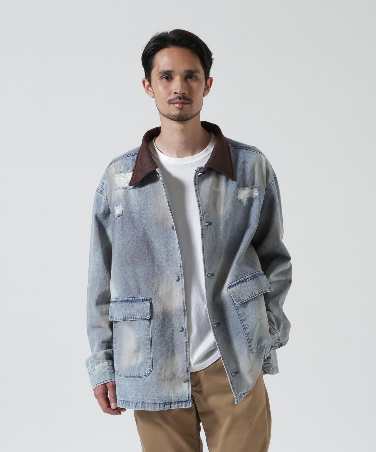 FR(13)NDS/フレンズ/ICE BLUE DENIM COVERALLS