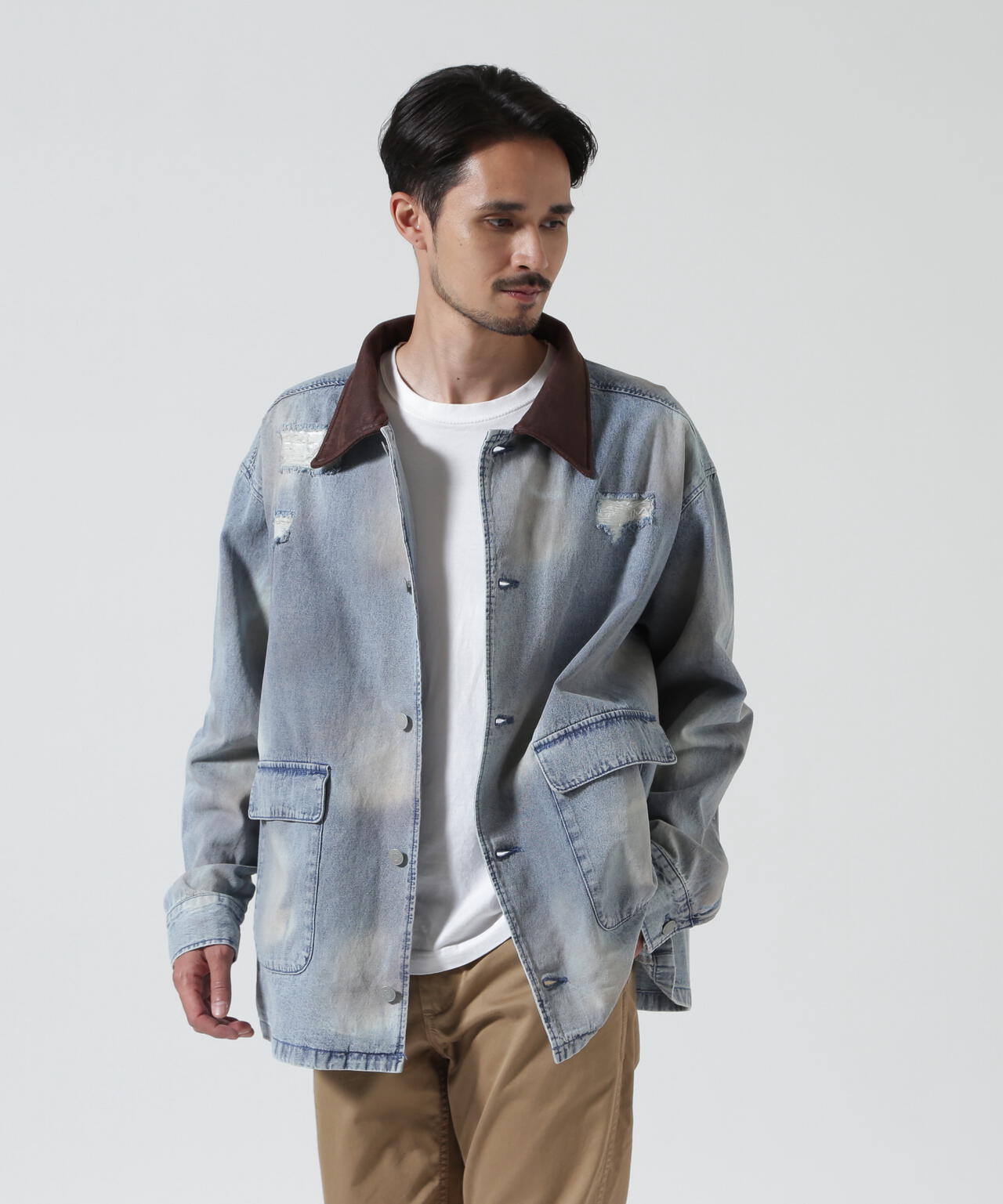 FR(13)NDS/フレンズ/ICE BLUE DENIM COVERALLS