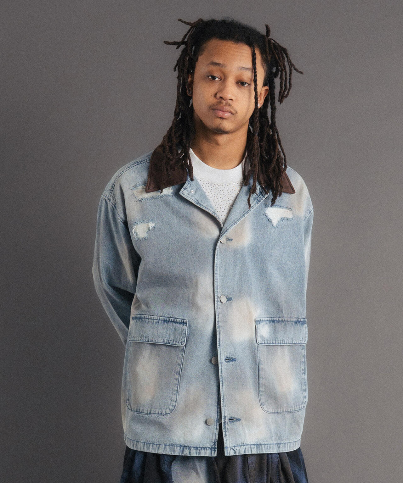 FR(13)NDS/フレンズ/ICE BLUE DENIM COVERALLS