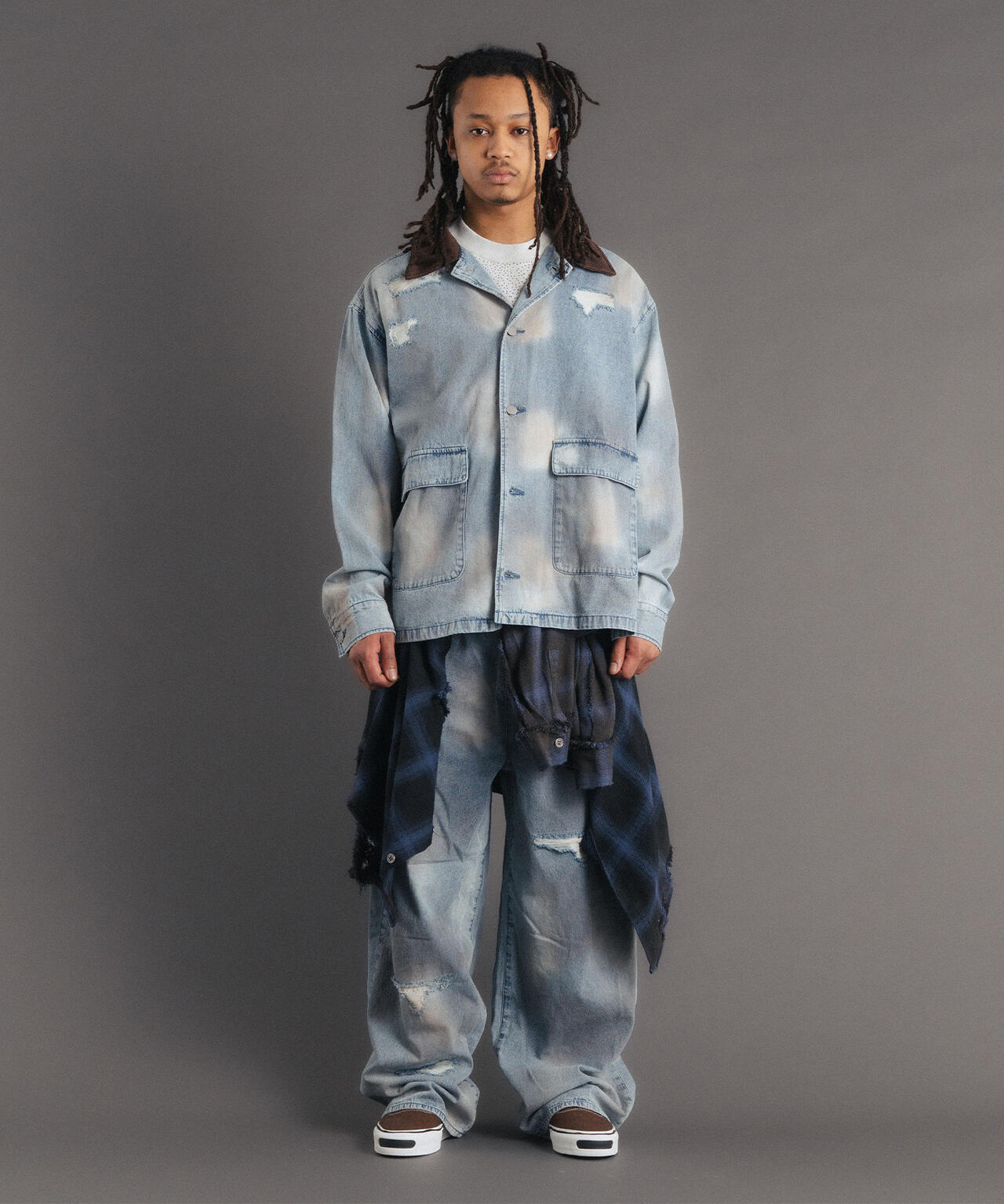 FR(13)NDS/フレンズ/ICE BLUE DENIM COVERALLS