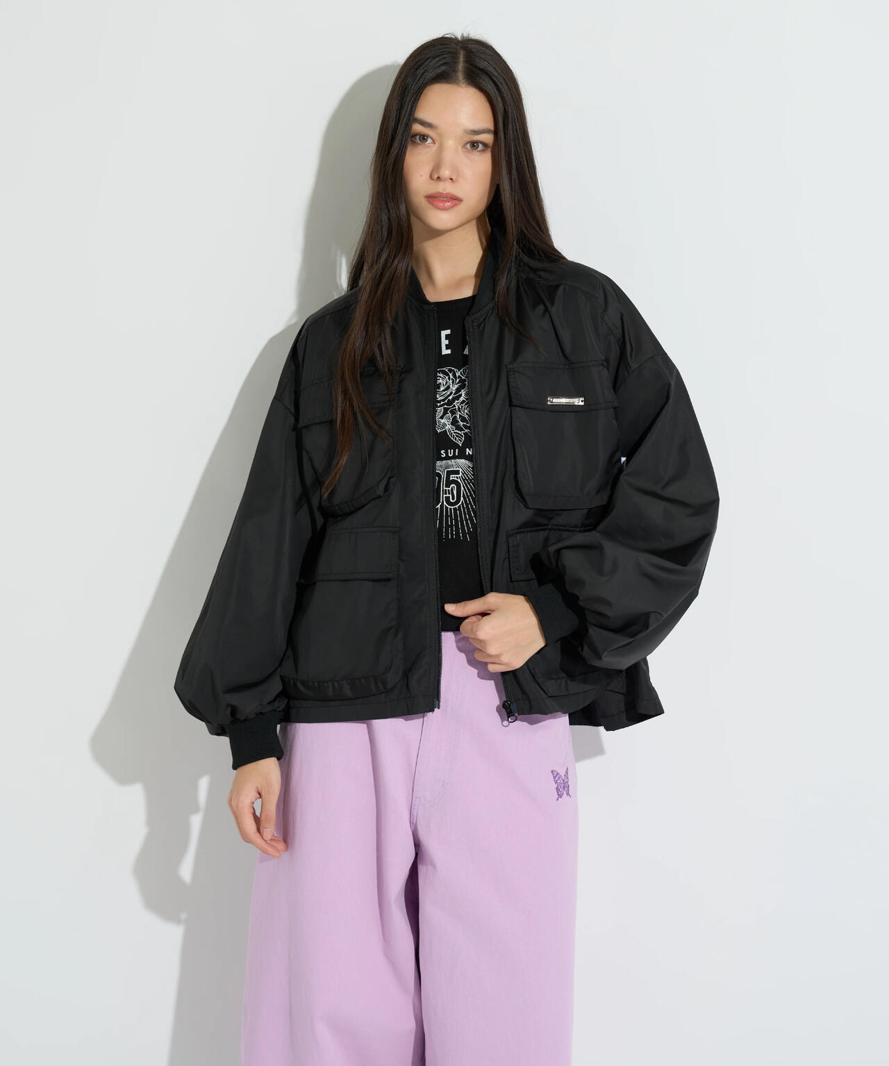 ANNA SUI NYC/アナ スイ エヌワイシー/3WAYロングベストブルゾン