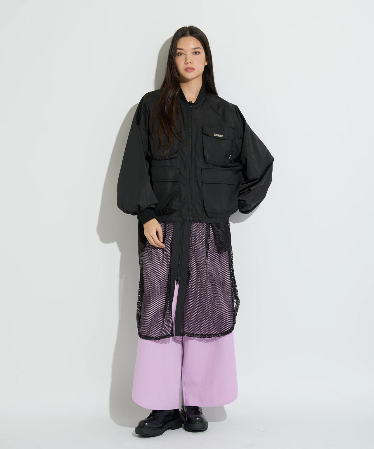 ANNA SUI NYC/アナ スイ エヌワイシー/3WAYロングベストブルゾン