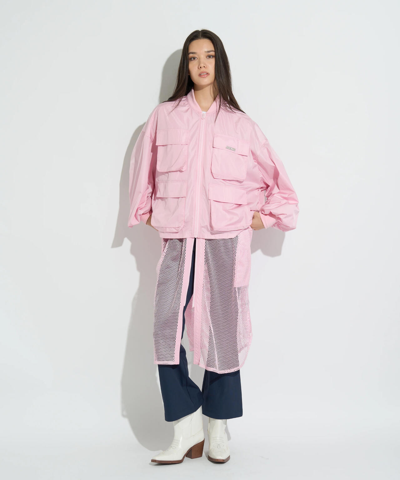 ANNA SUI NYC/アナ スイ エヌワイシー/3WAYロングベストブルゾン