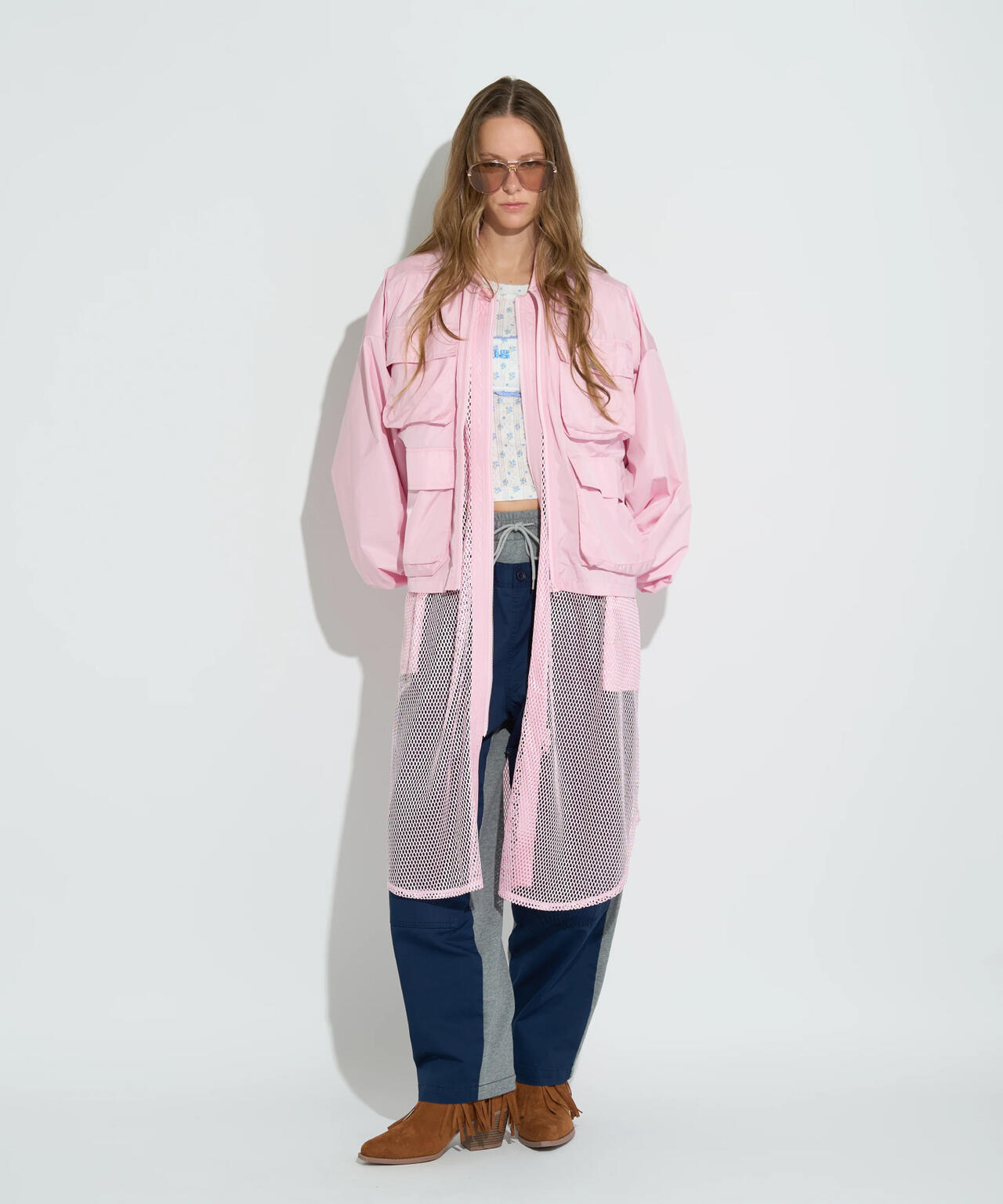 ANNA SUI NYC/アナ スイ エヌワイシー/3WAYロングベストブルゾン