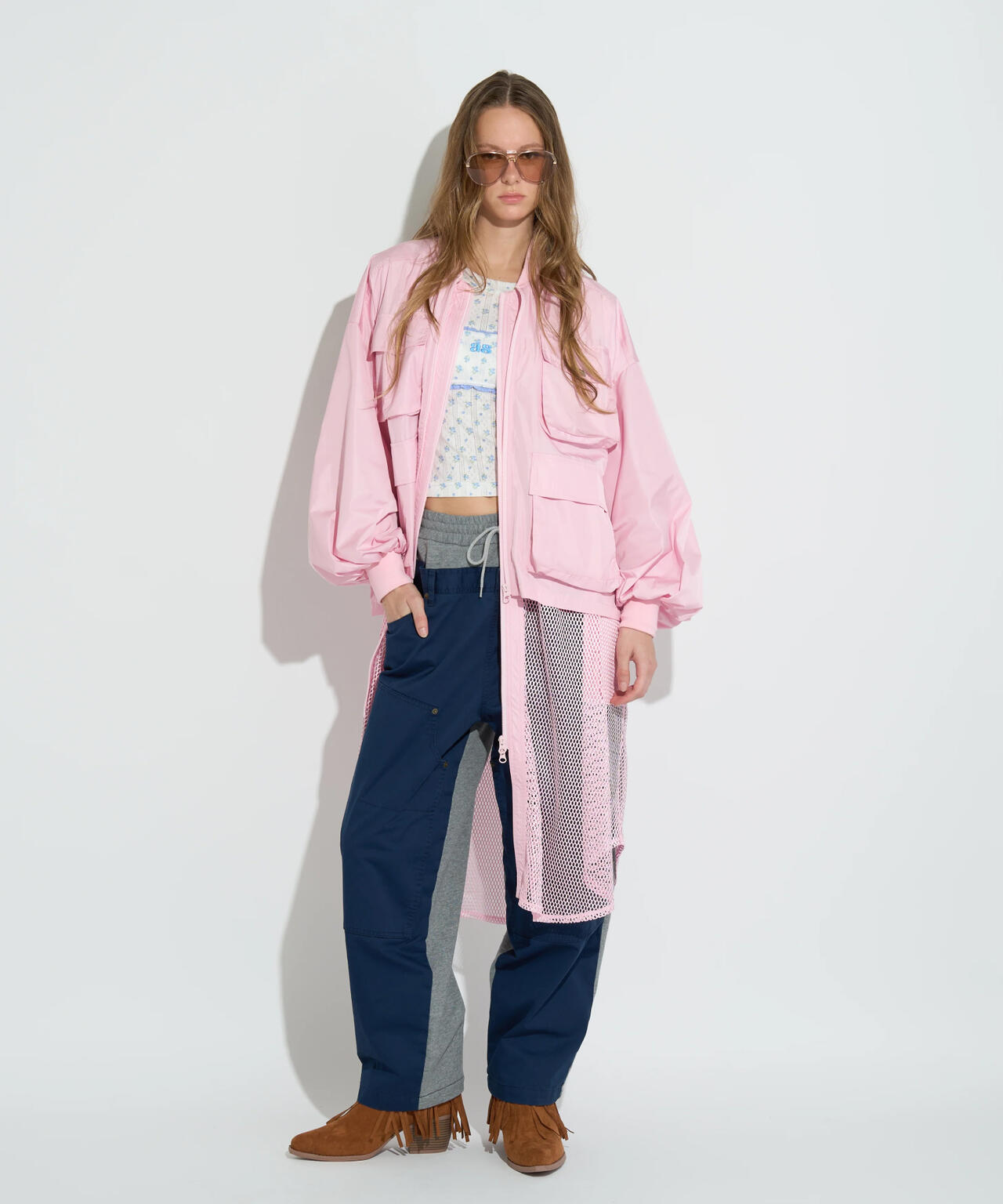 ANNA SUI NYC/アナ スイ エヌワイシー/3WAYロングベストブルゾン