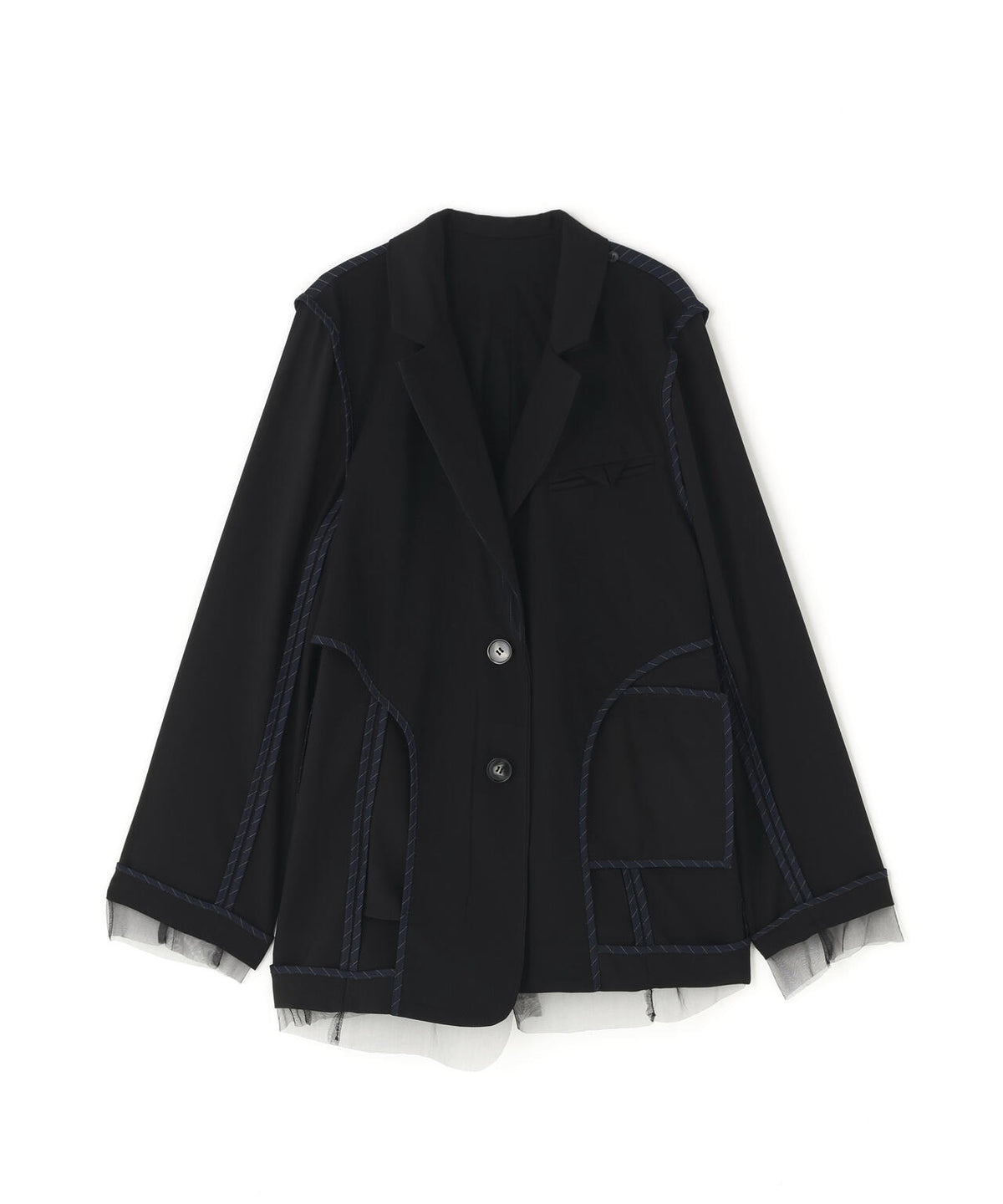 AULA AILA/アウラアイラ/REVERSIBLE SHEER JACKET