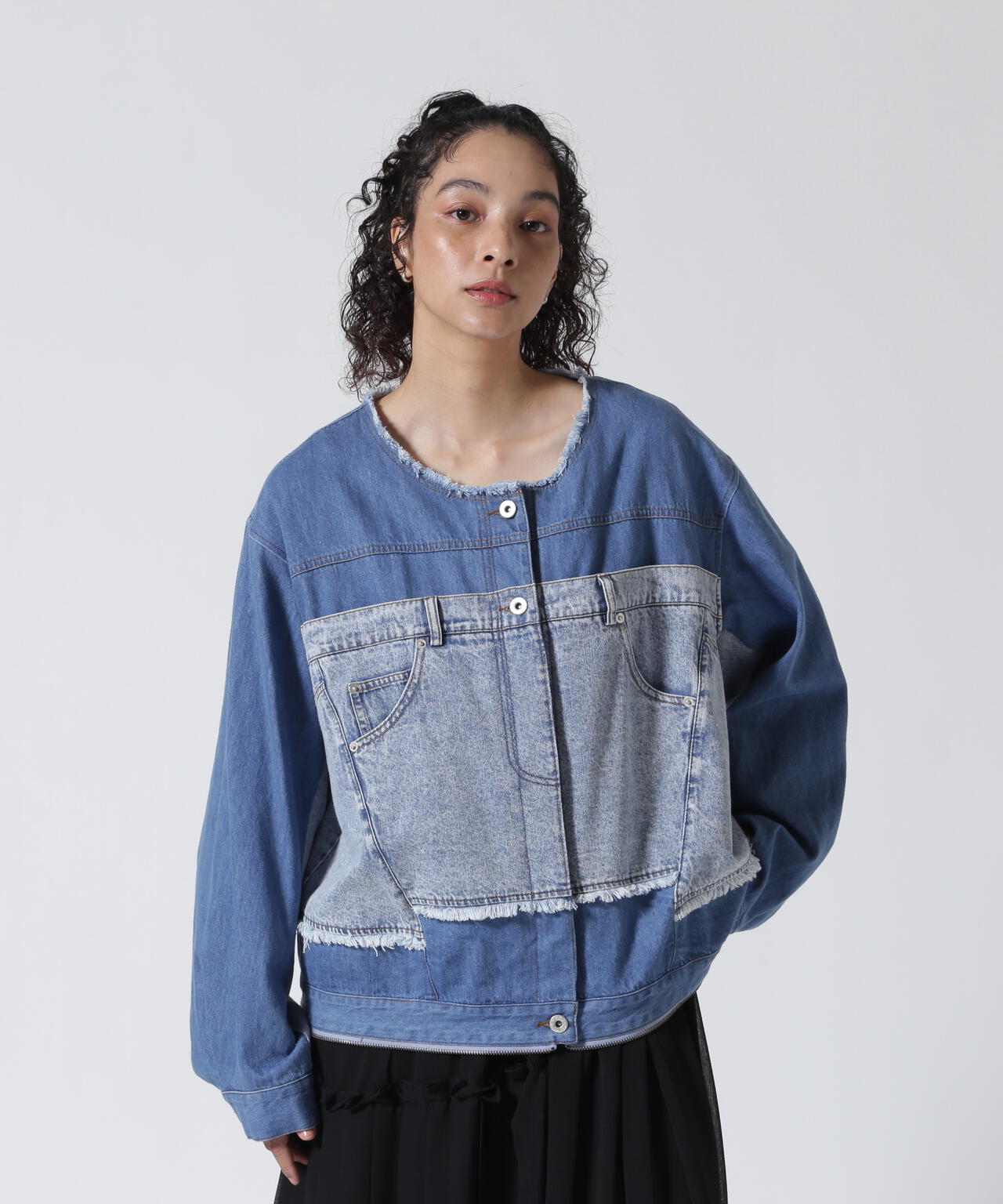 AULA AILA/アウラアイラ/4WAY DENIM JACKET