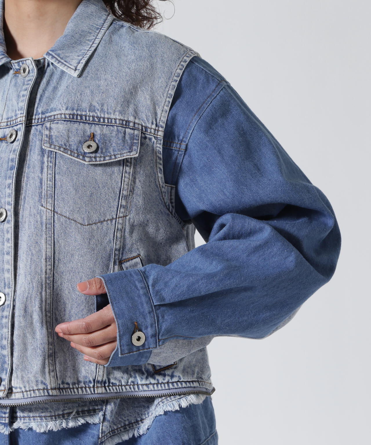 AULA AILA/アウラアイラ/4WAY DENIM JACKET
