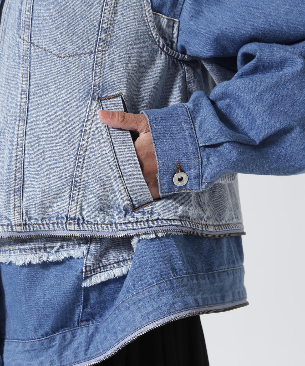 AULA AILA/アウラアイラ/4WAY DENIM JACKET