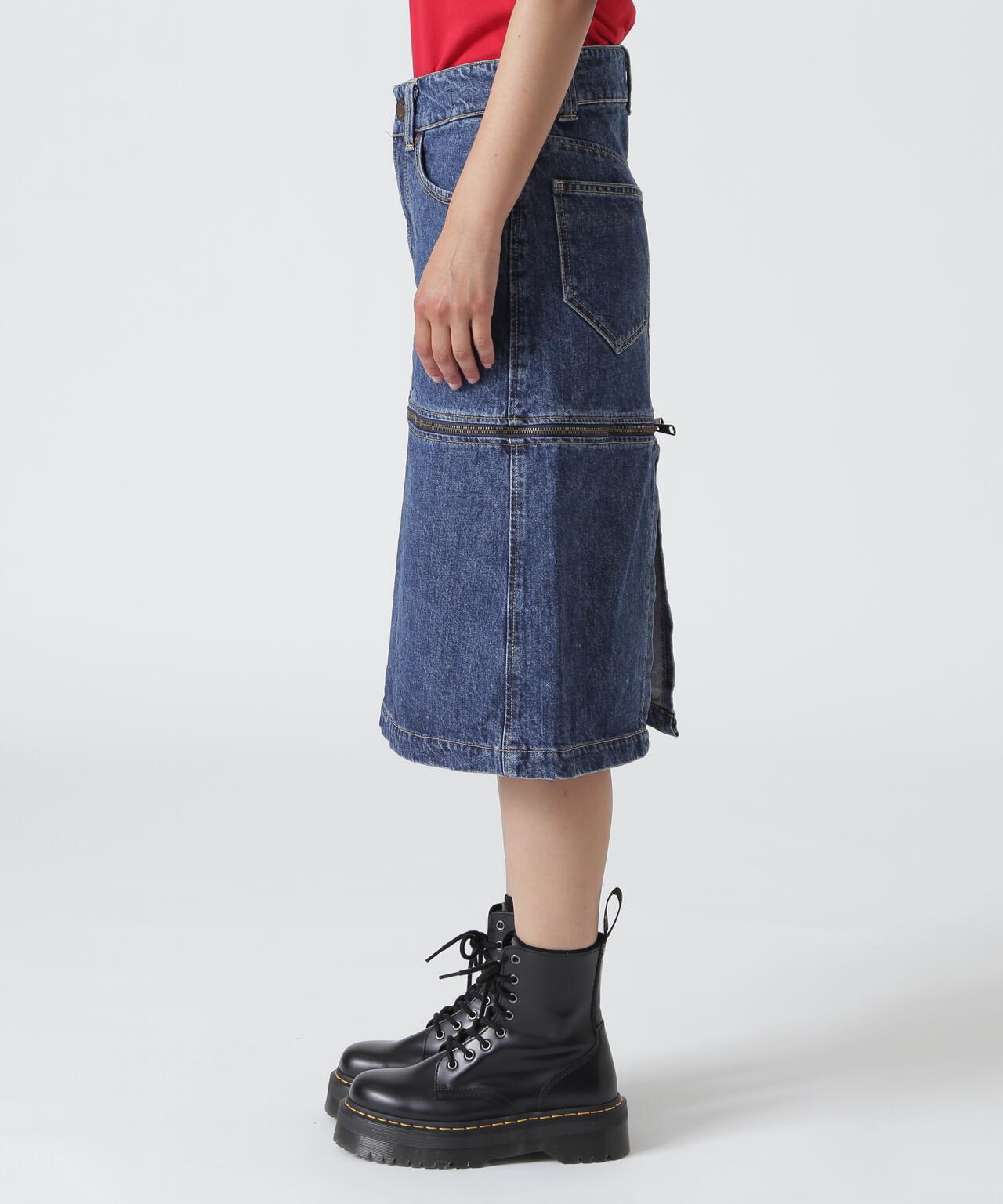 VAQUERA×MOUSSY/ヴァケラ×マウジー/VQ DENIM SKIRT