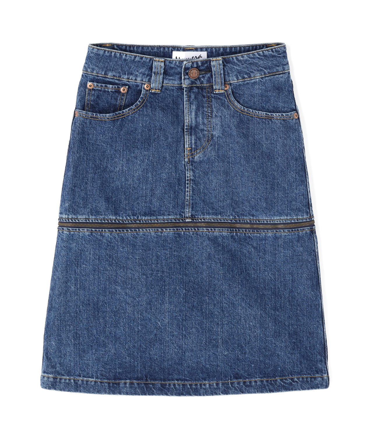 VAQUERA×MOUSSY/ヴァケラ×マウジー/VQ DENIM SKIRT