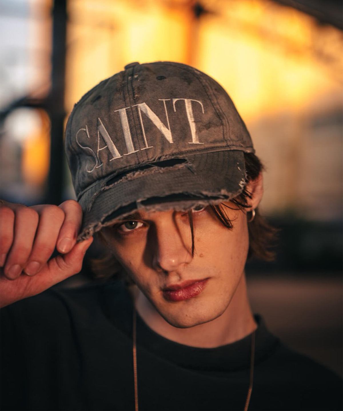 SAINT MICHAEL/セントマイケル/CAP/SAINT/CHARCOAL