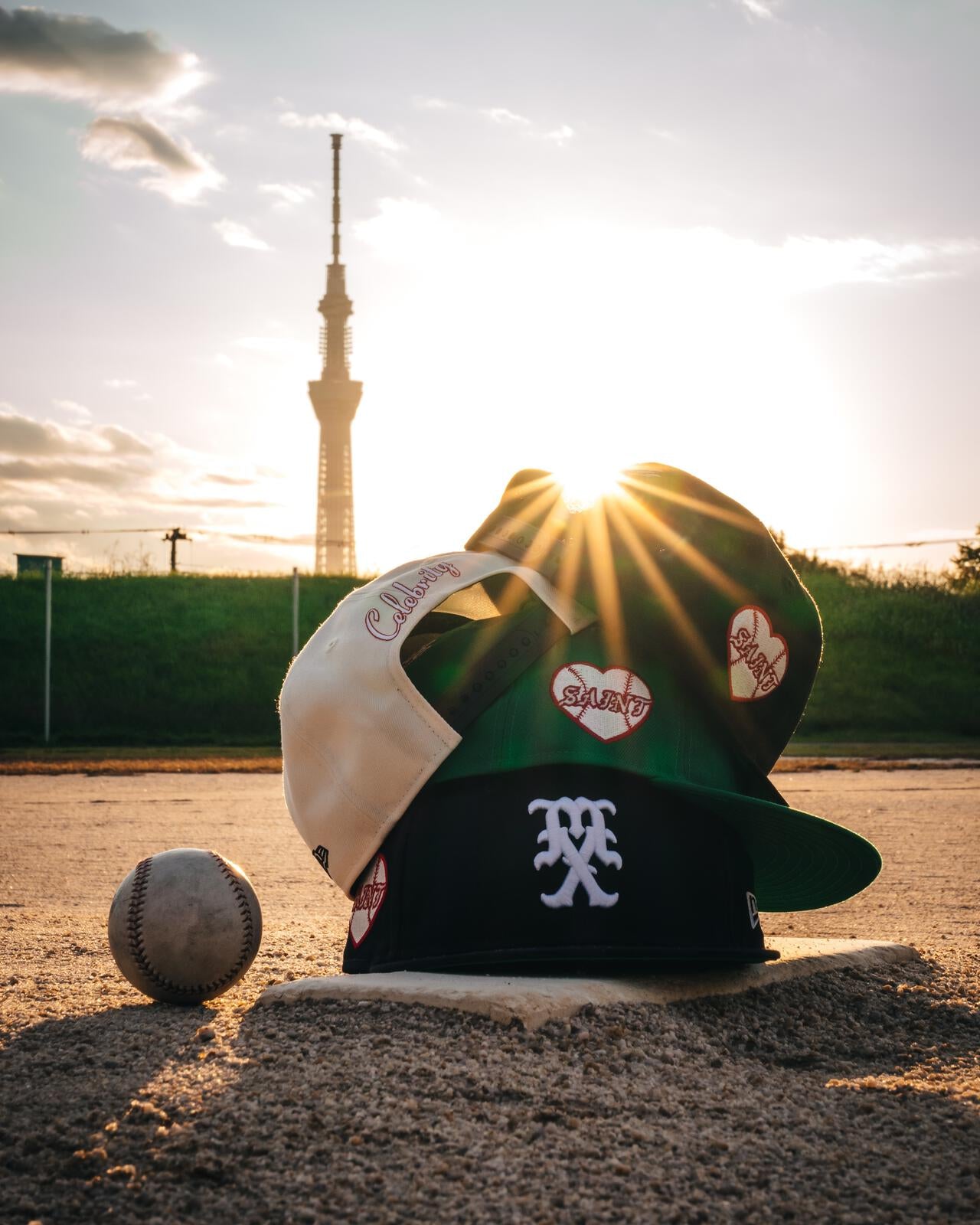 SAINT MICHAEL/セントマイケル/NE_CAP/RC 9FIFTY/GREEN