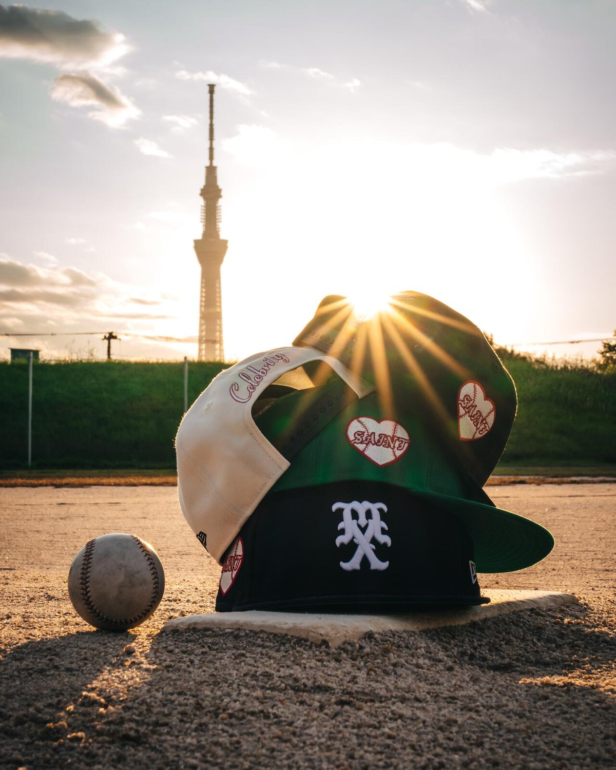 SAINT MICHAEL/セントマイケル/NE_CAP/RC 9FIFTY/WHITE