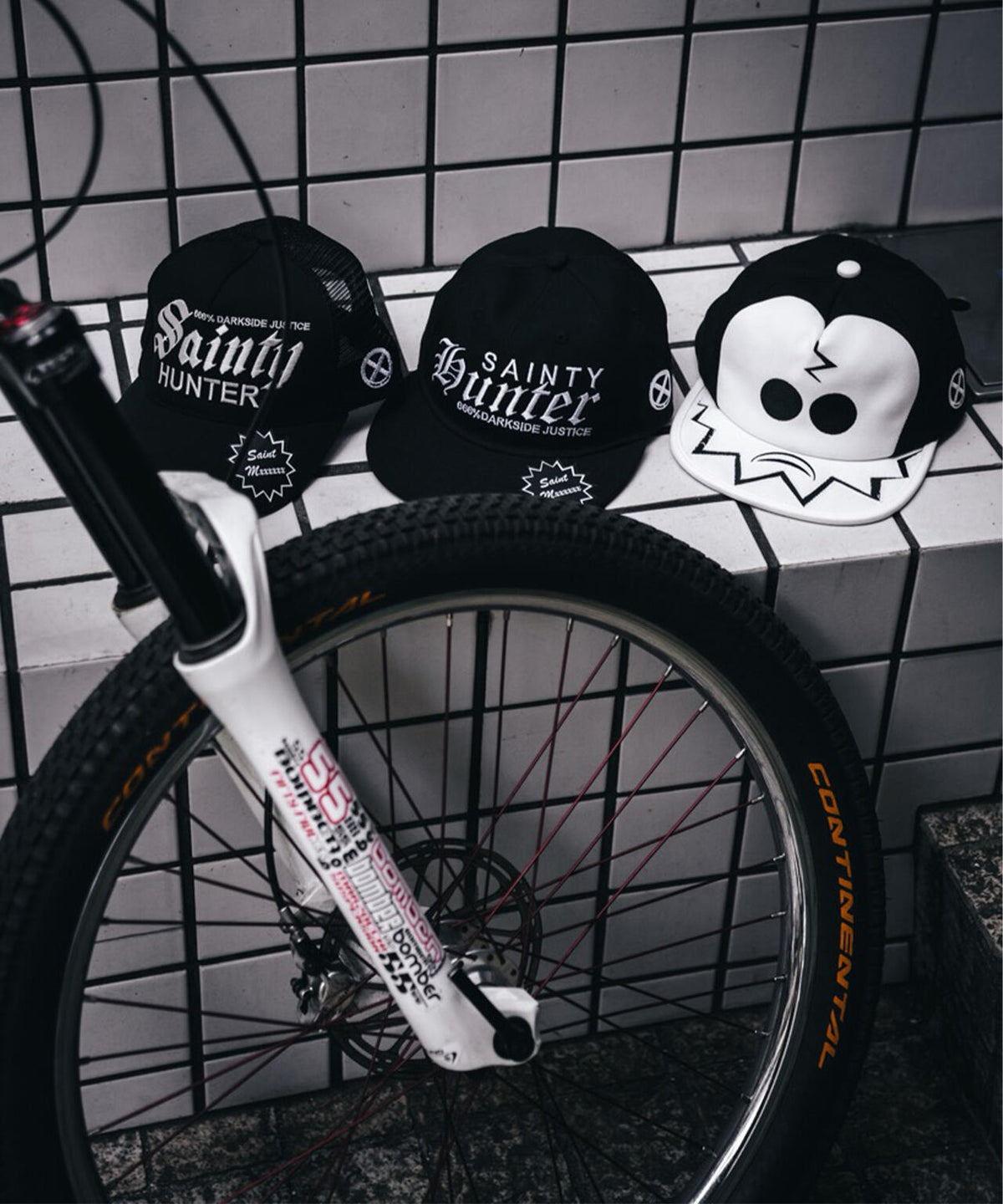 SAINT MICHAEL/セントマイケル/BH_CAP SKULL-KUN/BLACK