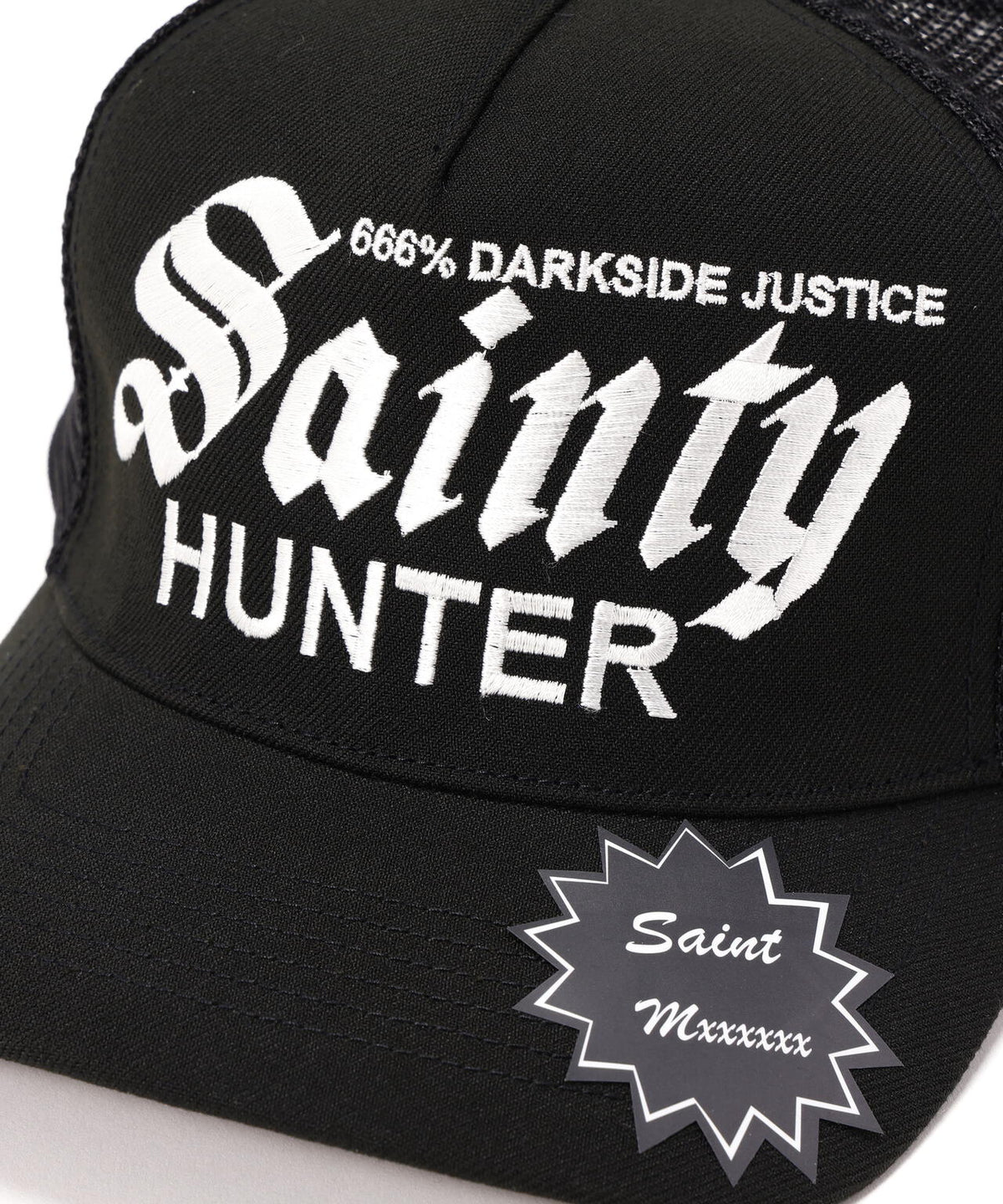 SAINT MICHAEL/セントマイケル/BH_MESH CAP/HUNTER/BLACK
