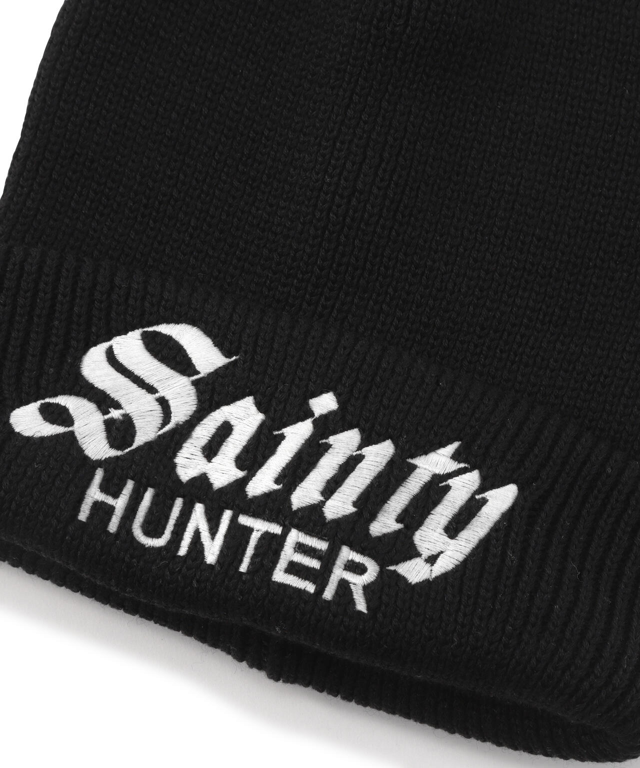 SAINT MICHAEL/セントマイケル/BH_KNIT CAP/SAINTY HUNTER/BLACK