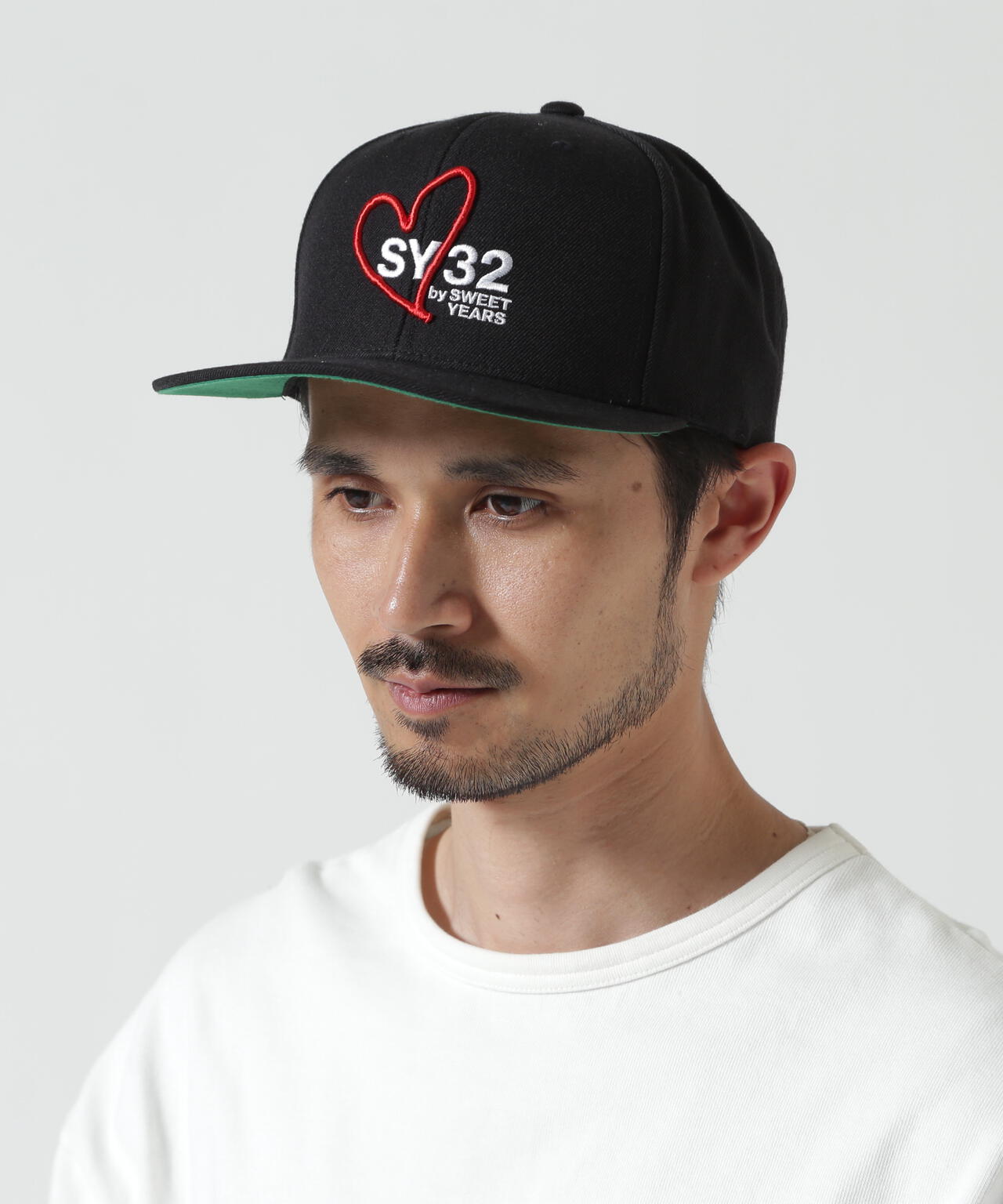 SY32 by SWEET YEARS/HEART MIX LOGO SNAPBACK CA