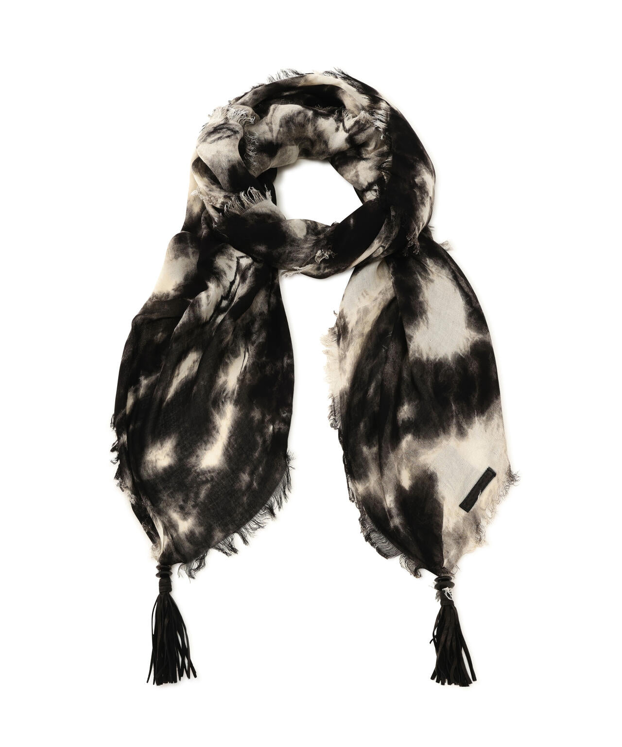 KMRii/ケムリ/Tie Dye Square Stole 05