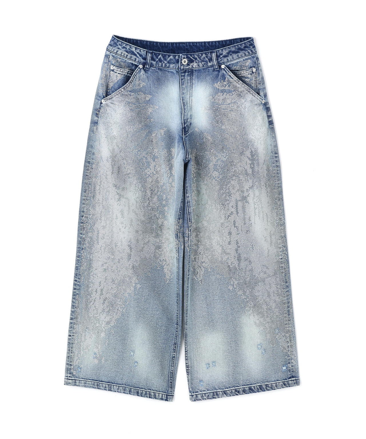 FR(13)NDS/フレンズ/LINE STONE BUGGY DENIM
