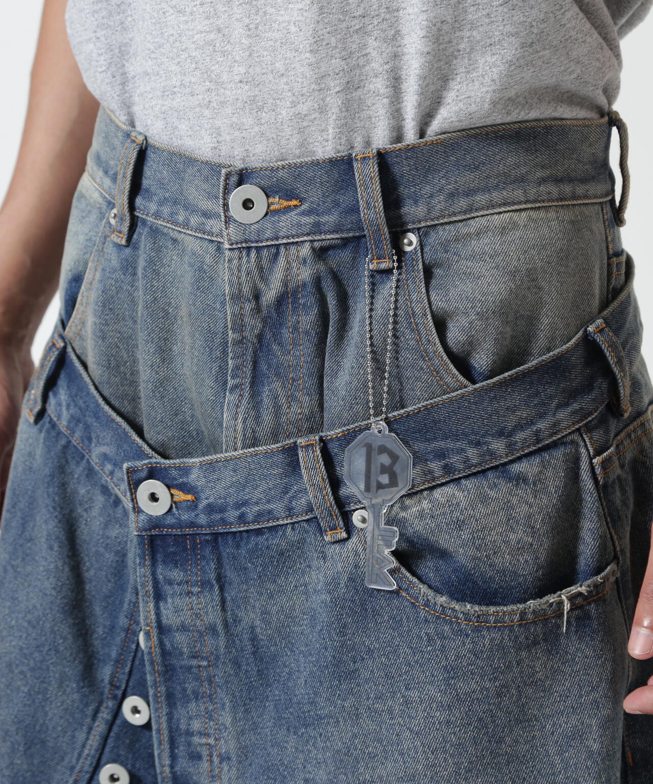 FR(13)NDS/フレンズ/LAYER DENIM SHORTS