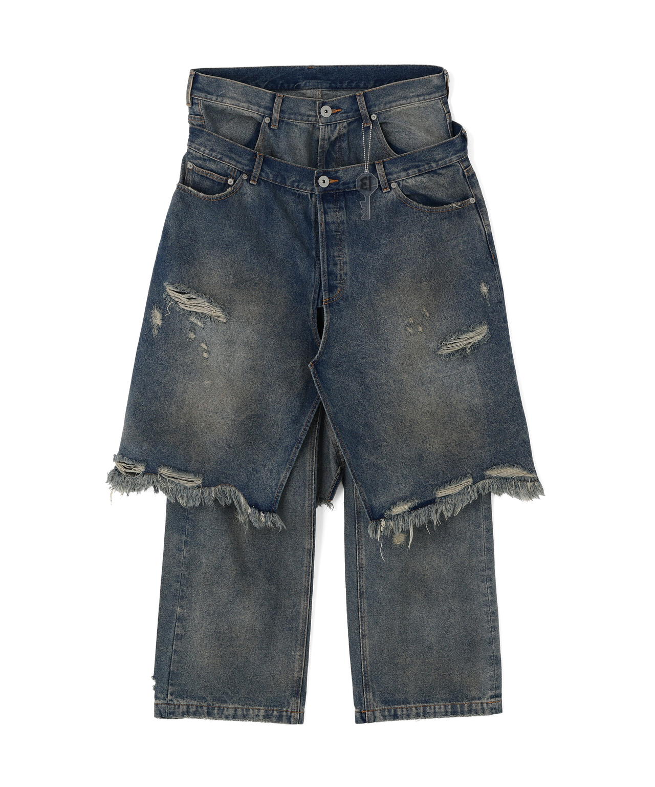 FR/Layer Denim Shorts
