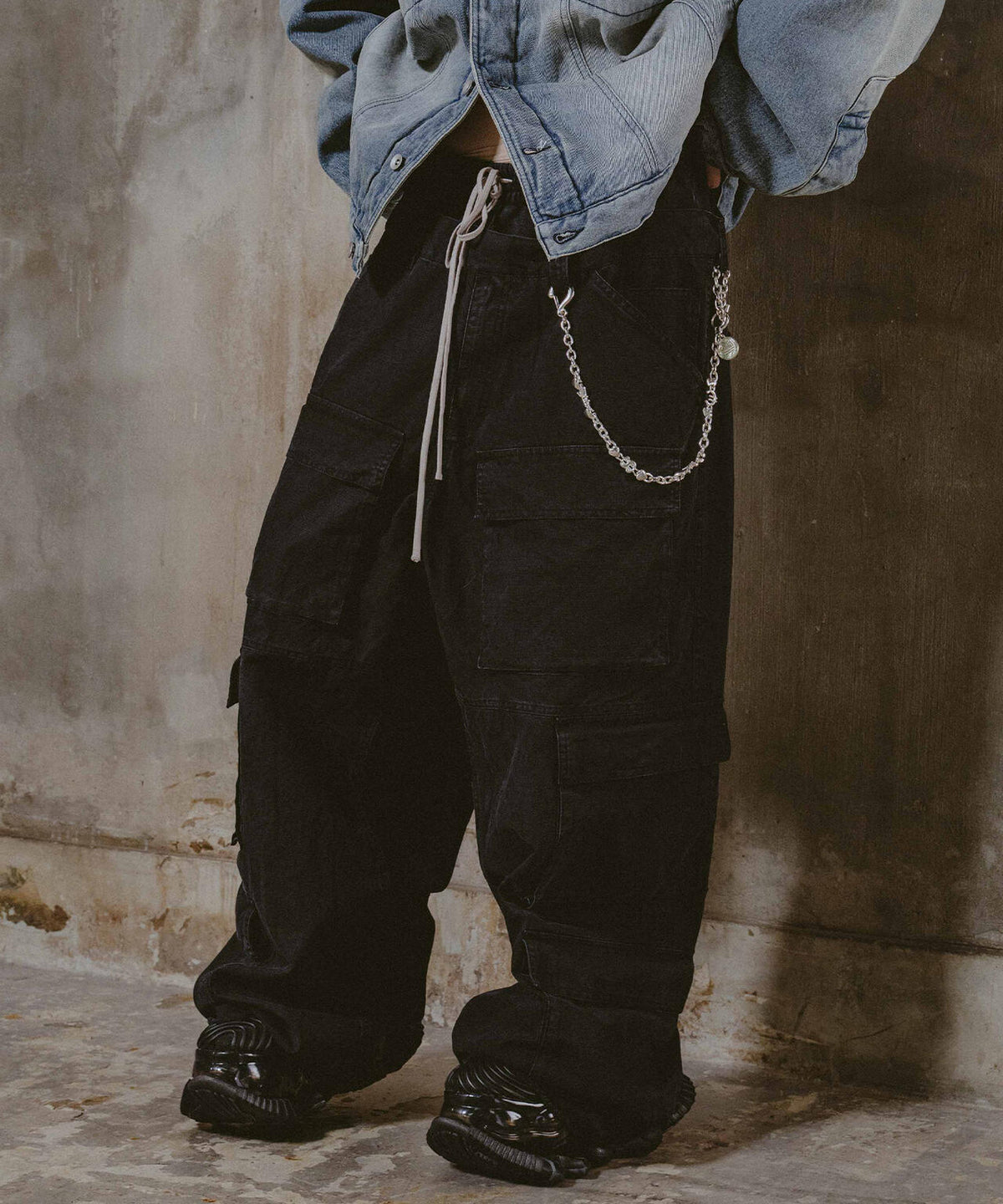 FR(13)NDS/フレンズ/DOUBLE WAIST CARGO PANTS
