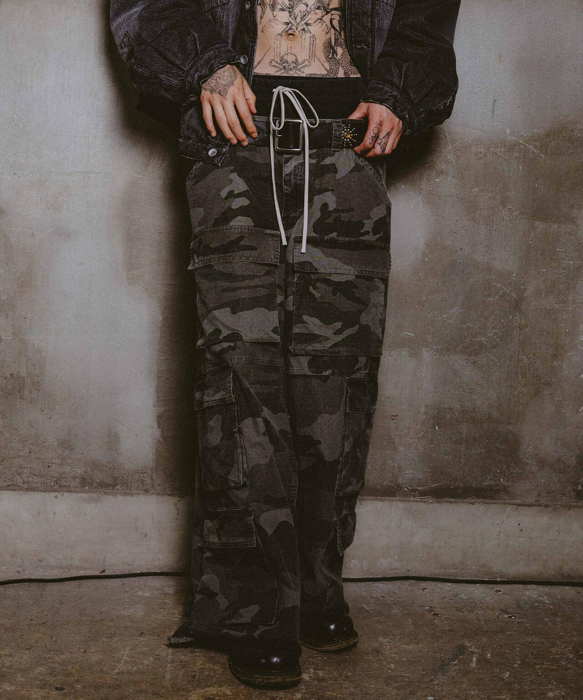 FR(13)NDS/フレンズ/DOUBLE WAIST CARGO PANTS