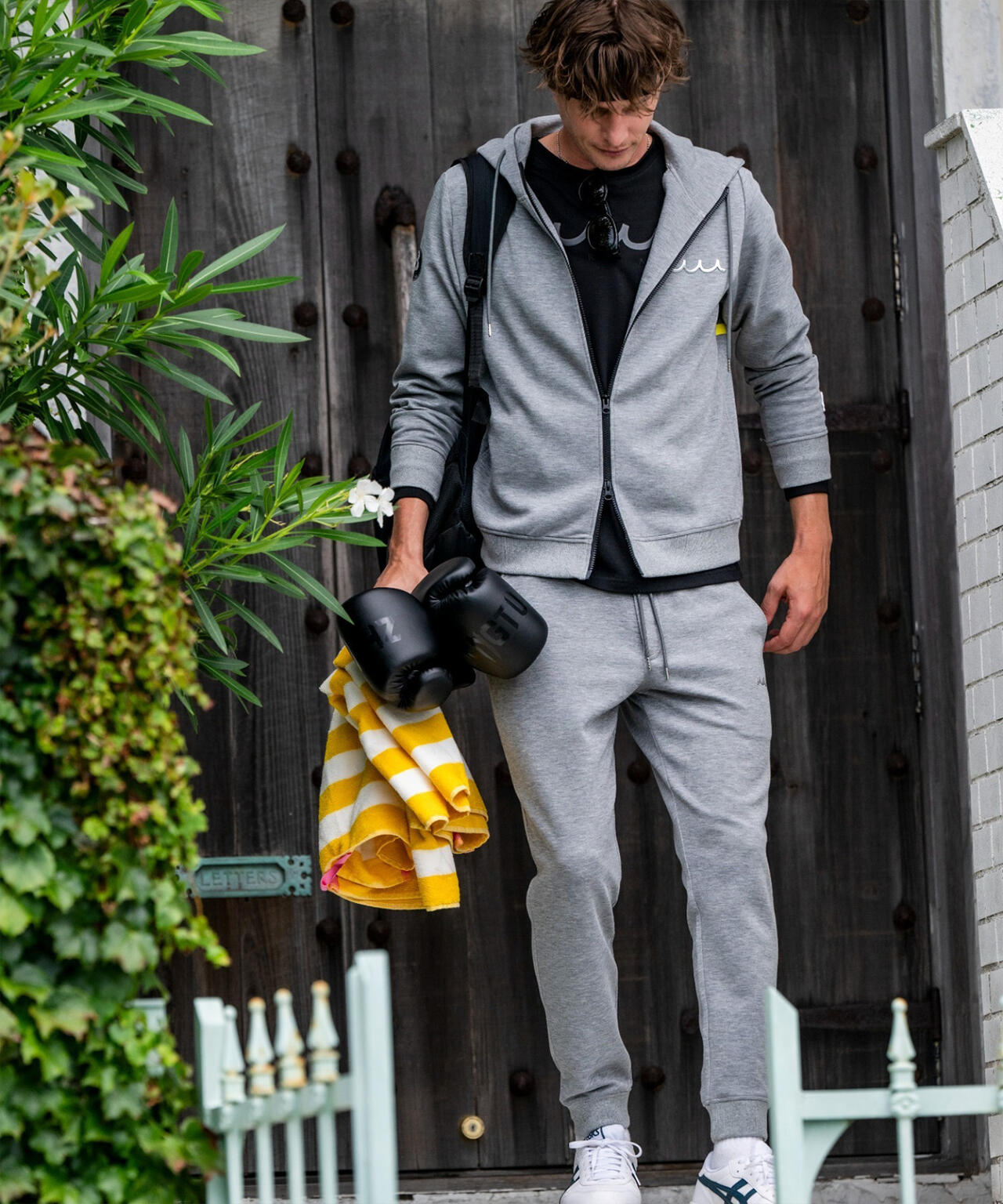 muta MARINE/ムータ マリン/Set-up Pants Metal Wave