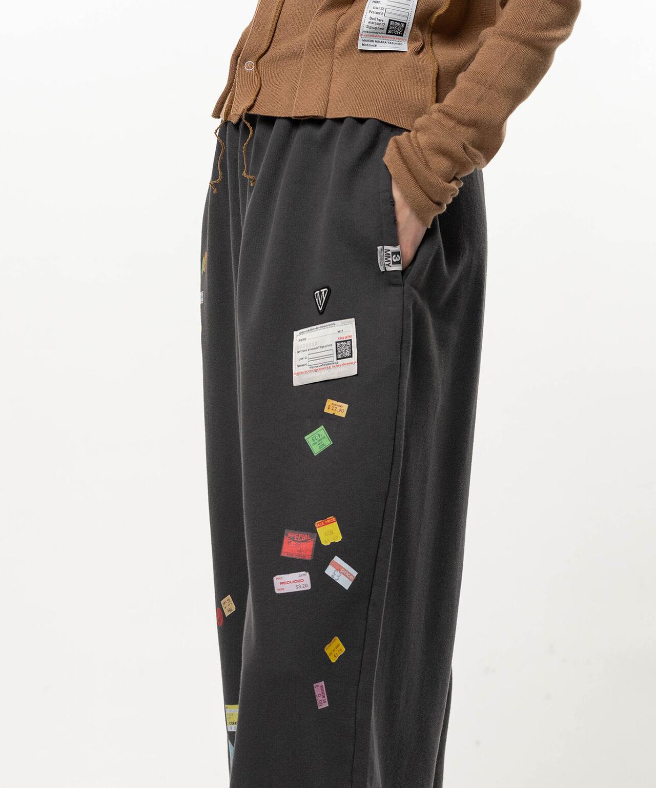 Maison MIHARAYASUHIRO/メゾン ミハラヤスヒロ/PRICE STICKER PANTS