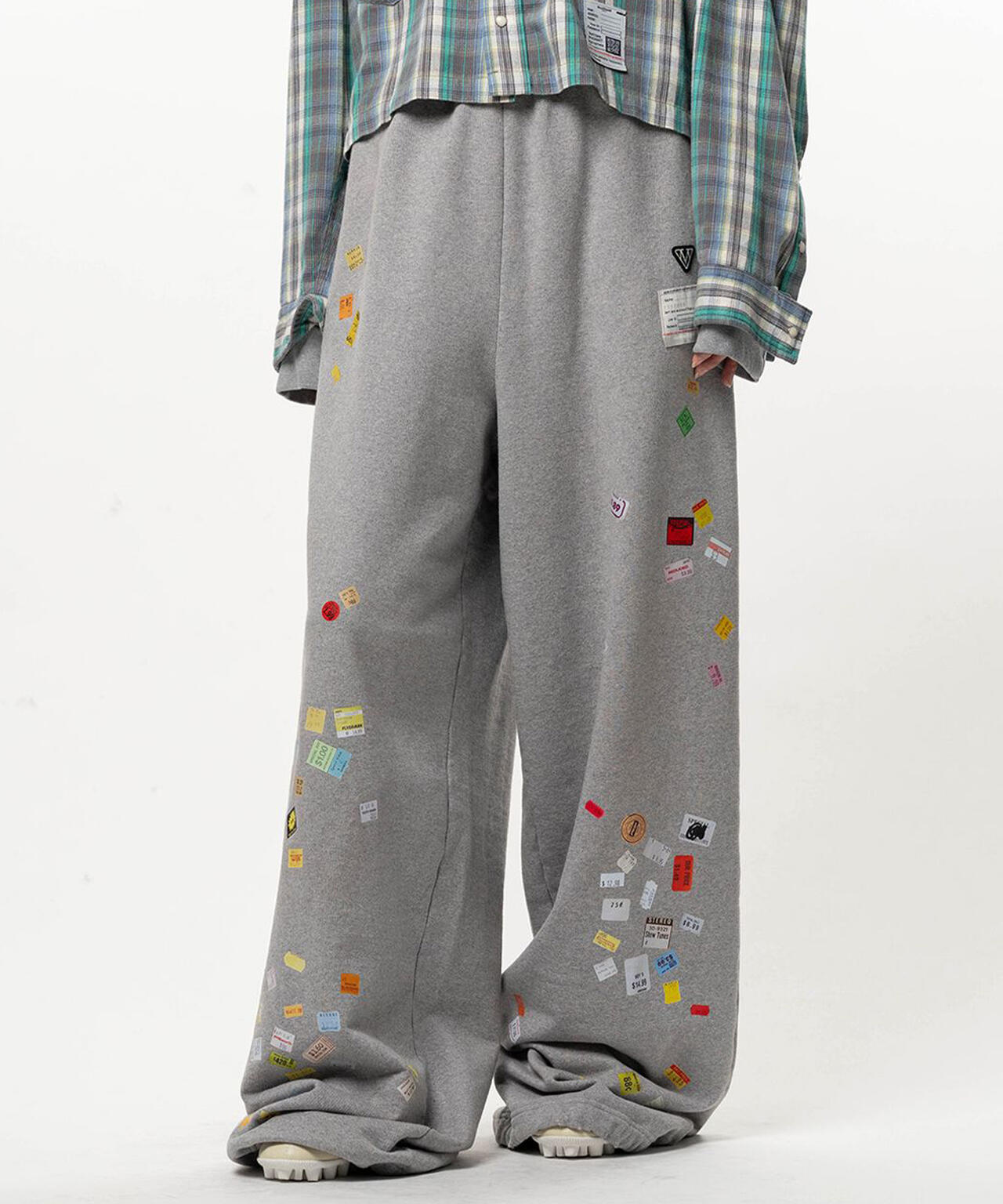 Maison MIHARAYASUHIRO/メゾン ミハラヤスヒロ/PRICE STICKER PANTS