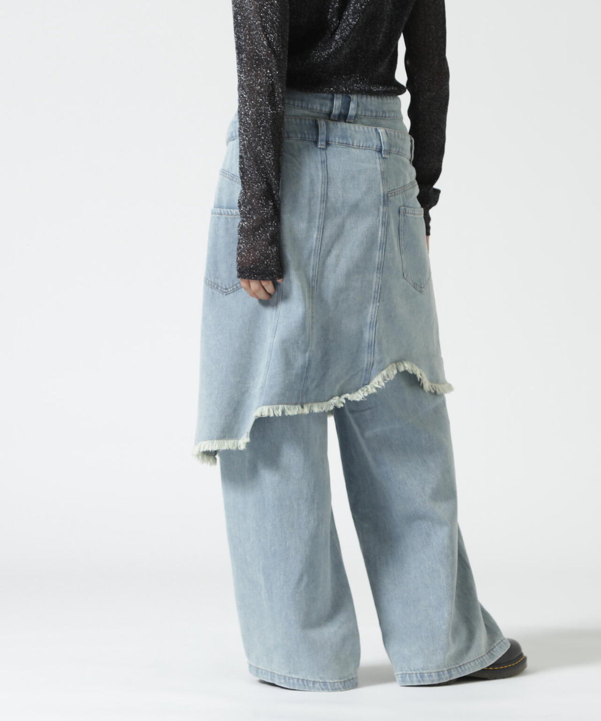 AULA AILA/アウラアイラ/OVERLAP SKIRT LAYERED DESIGN