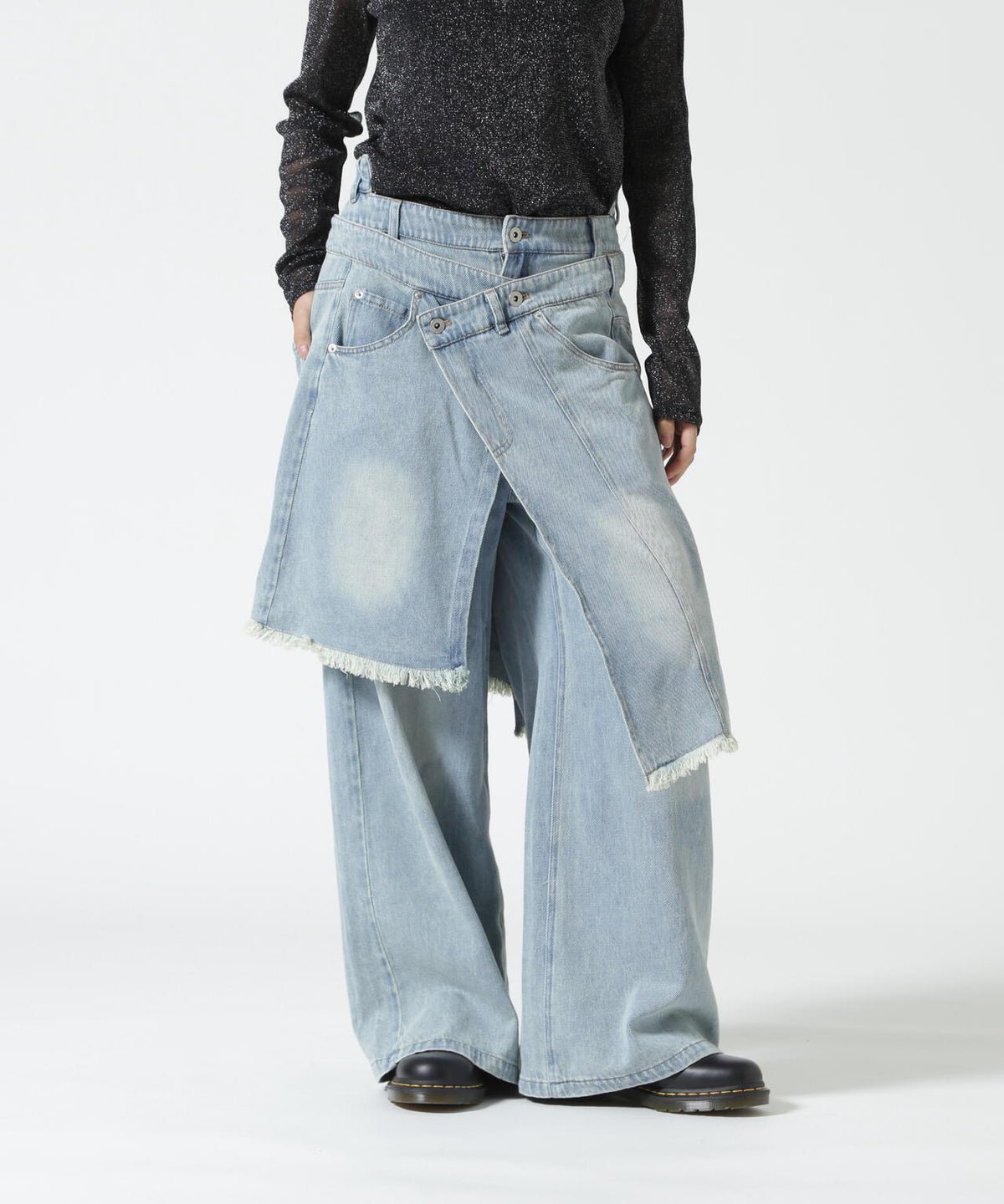 AULA AILA/アウラアイラ/OVERLAP SKIRT LAYERED DESIGN