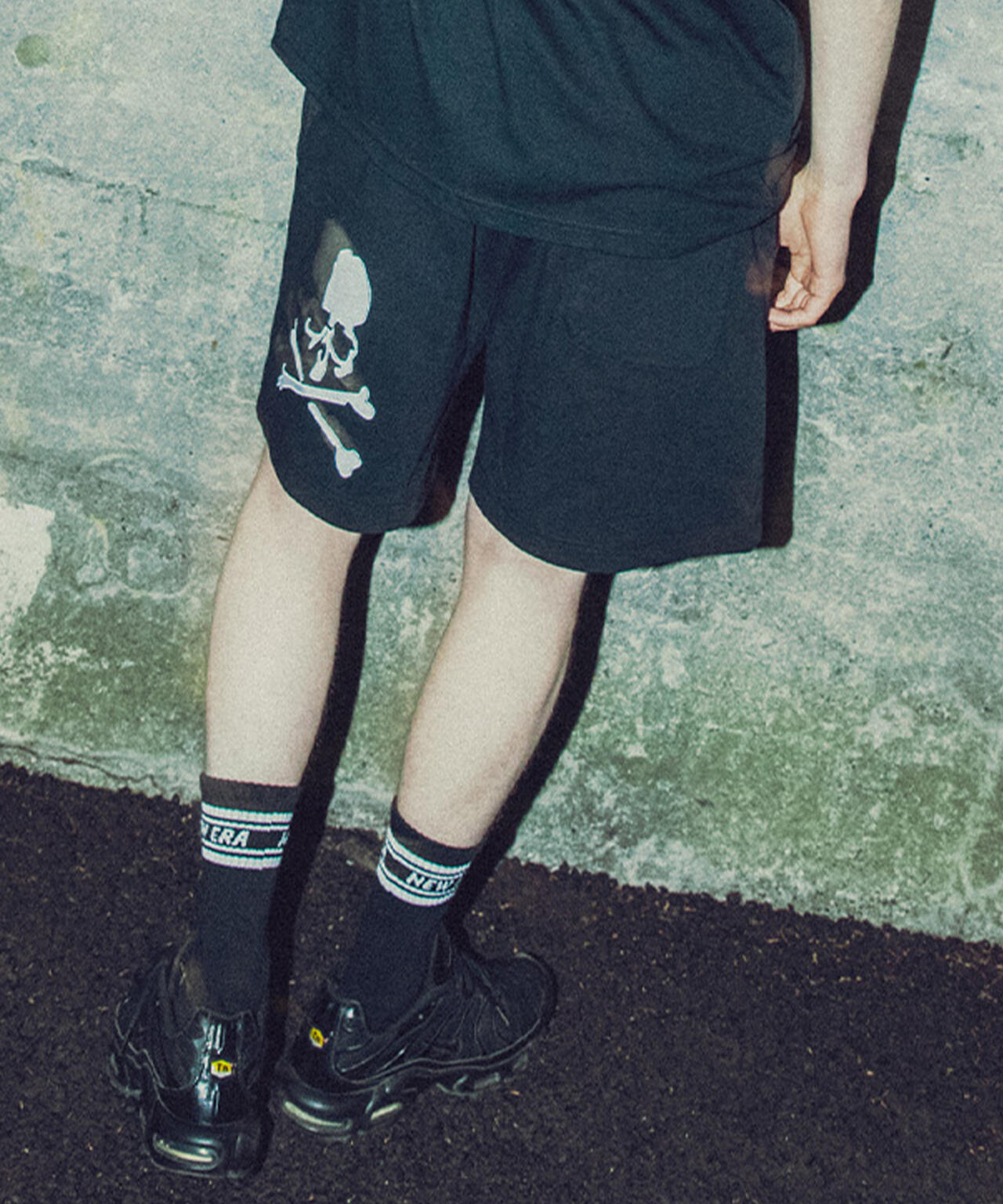 mastermind JAPAN×New Era/HW CT S PANTS MMJ SCRIPT BLACK