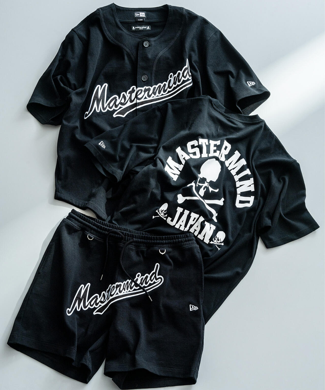 mastermind JAPAN×New Era/HW CT S PANTS MMJ SCRIPT BLACK