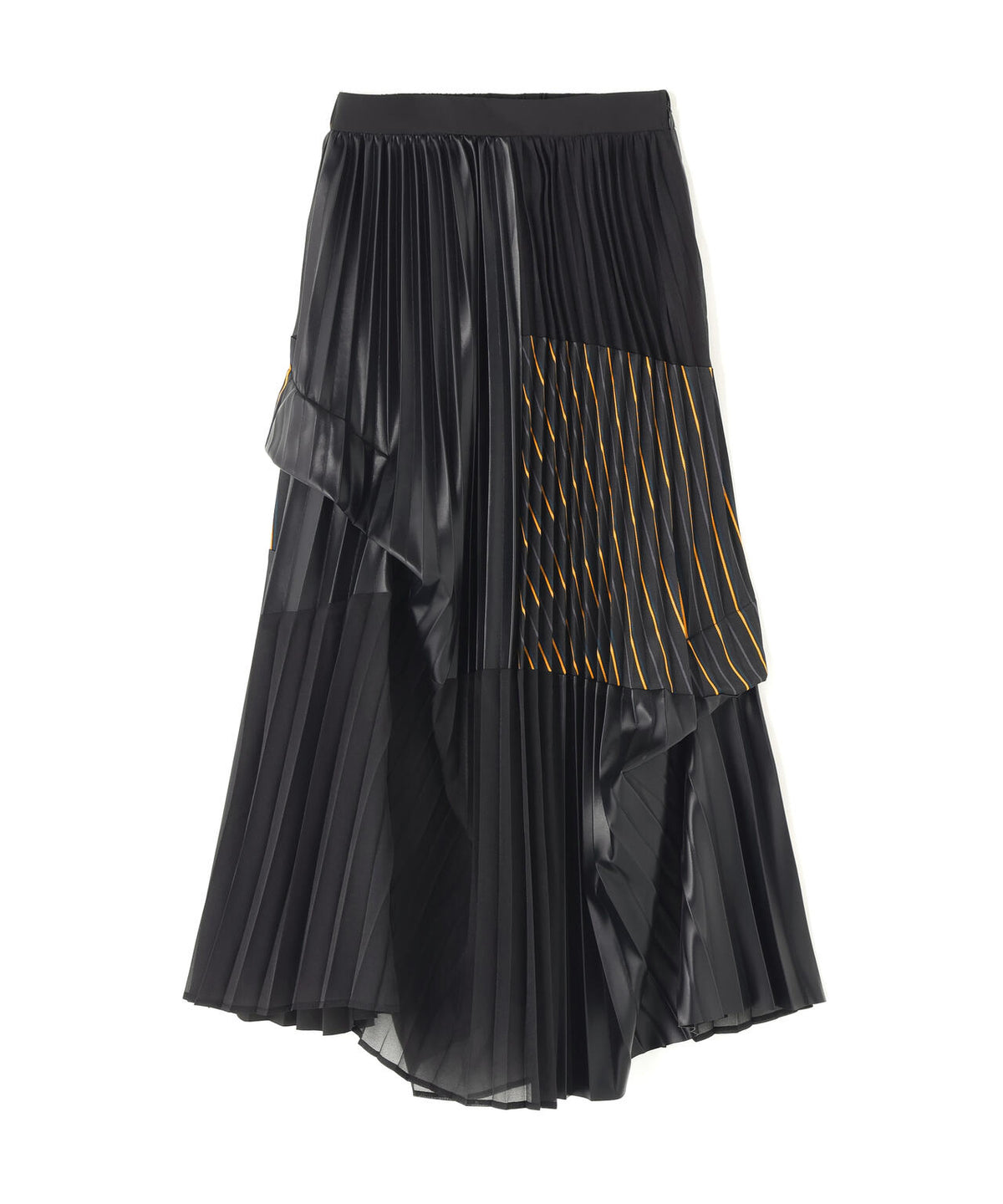 UN3D./アンスリード/PATCHWORK PLEATS SKIRT