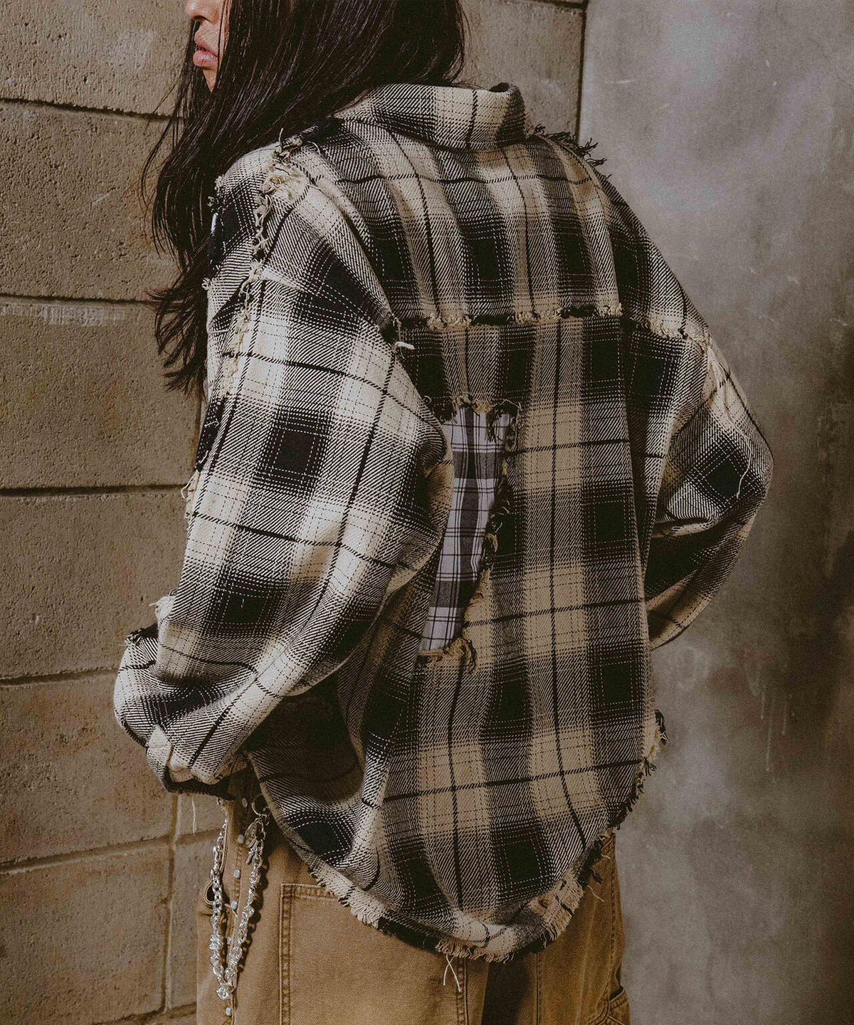 FR(13)NDS/フレンズ/DAMAGE LAYER SHIRT