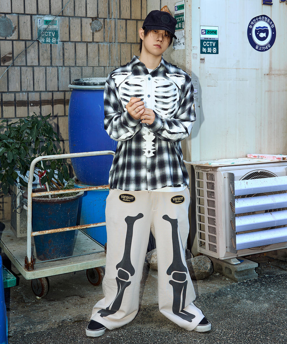 FR(13)NDS×Vanson Leathers/フレンズ×バンソンレザーズ/CHECK SHIRT