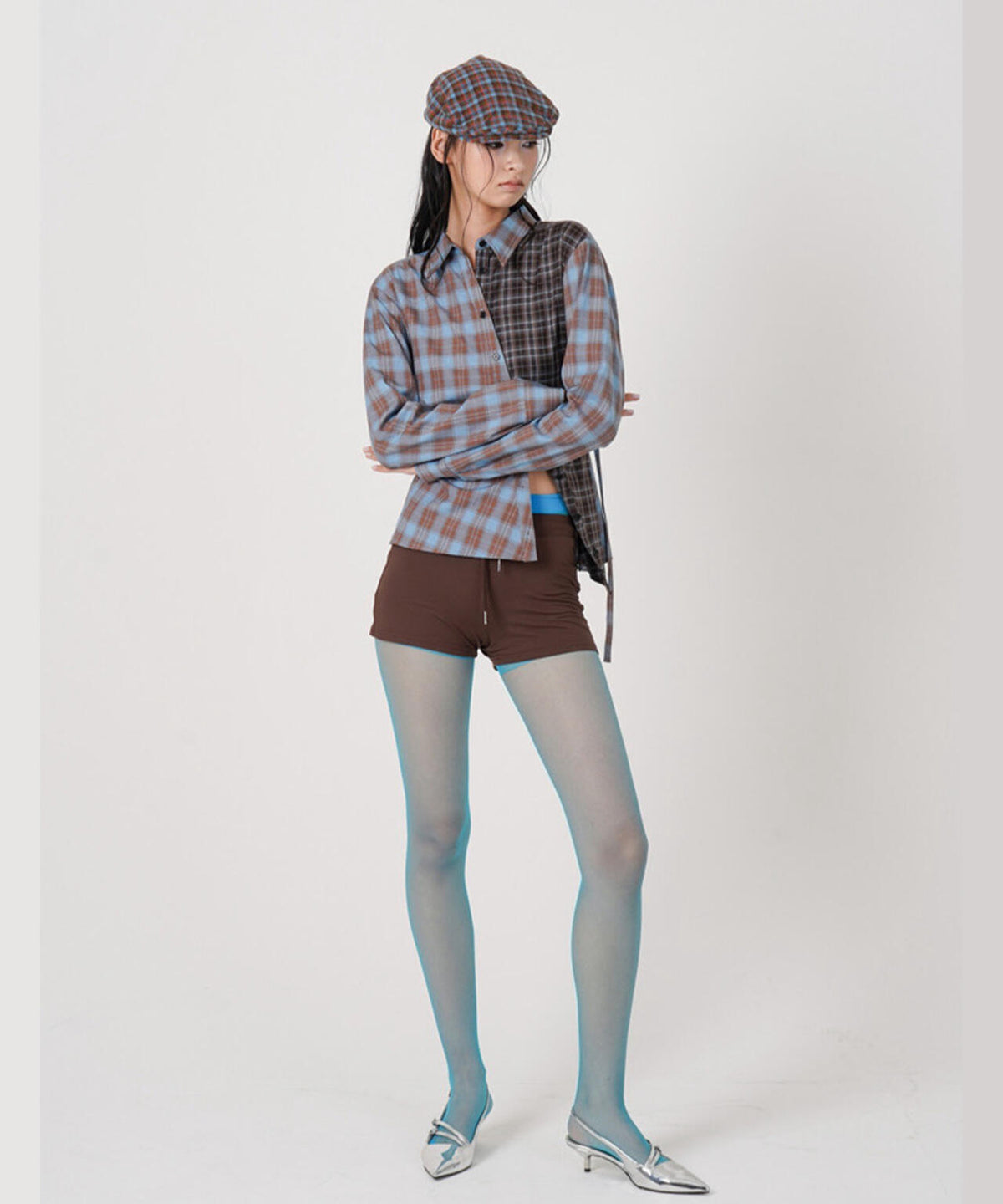 MITSUKI/ミツキ/ASYMMETRY PATTERN SHIRT