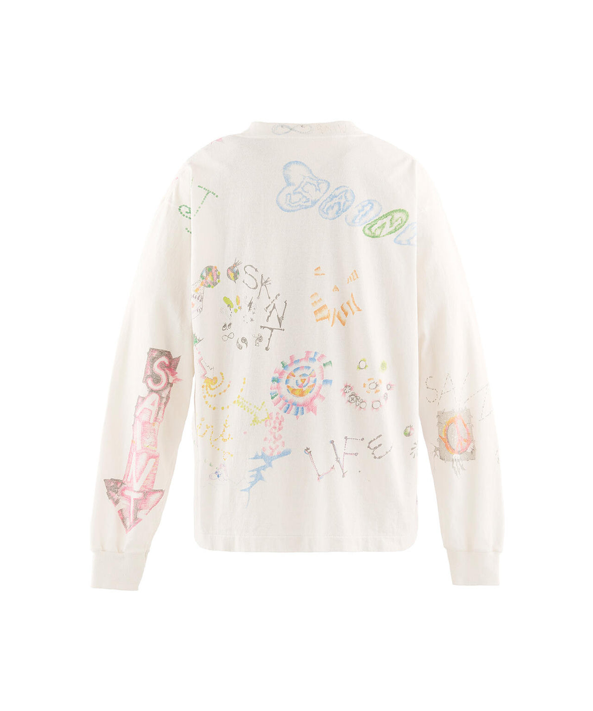 SAINT MICHAEL/セントマイケル/COCO_LS T-SHIRT/COCO/WHITE