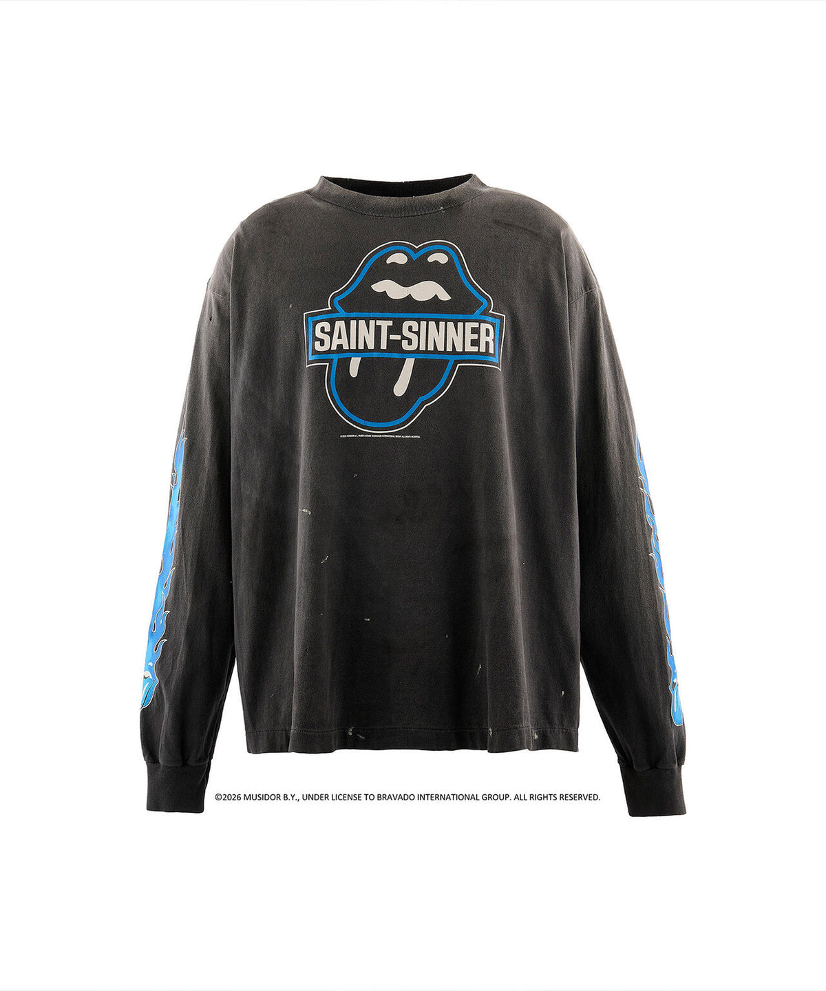 SAINT MICHAEL/セントマイケル/TRS_LS T-SHIRT/FIRE/BLACK