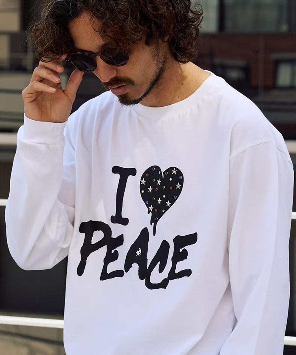 STUD MUFFIN/スタッドマフィン/IハートPeace LS