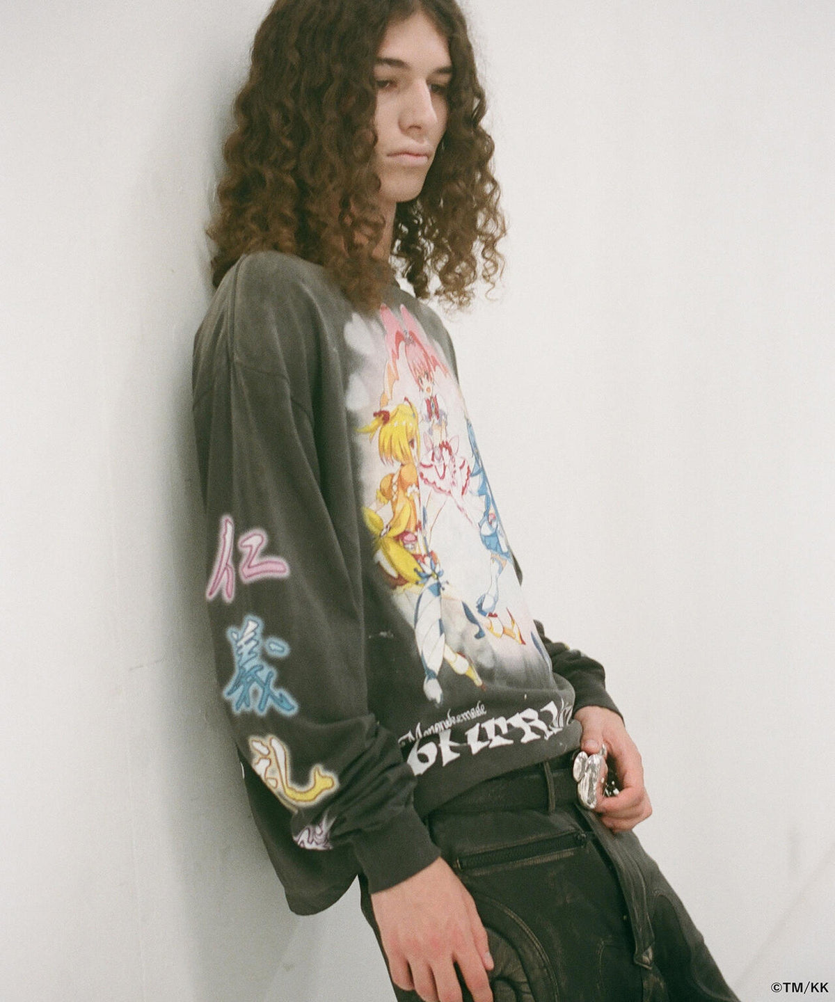 mononoke・made/モノノケ・メイド/LS T-SHIRT/SUPERFLAT/BLACK