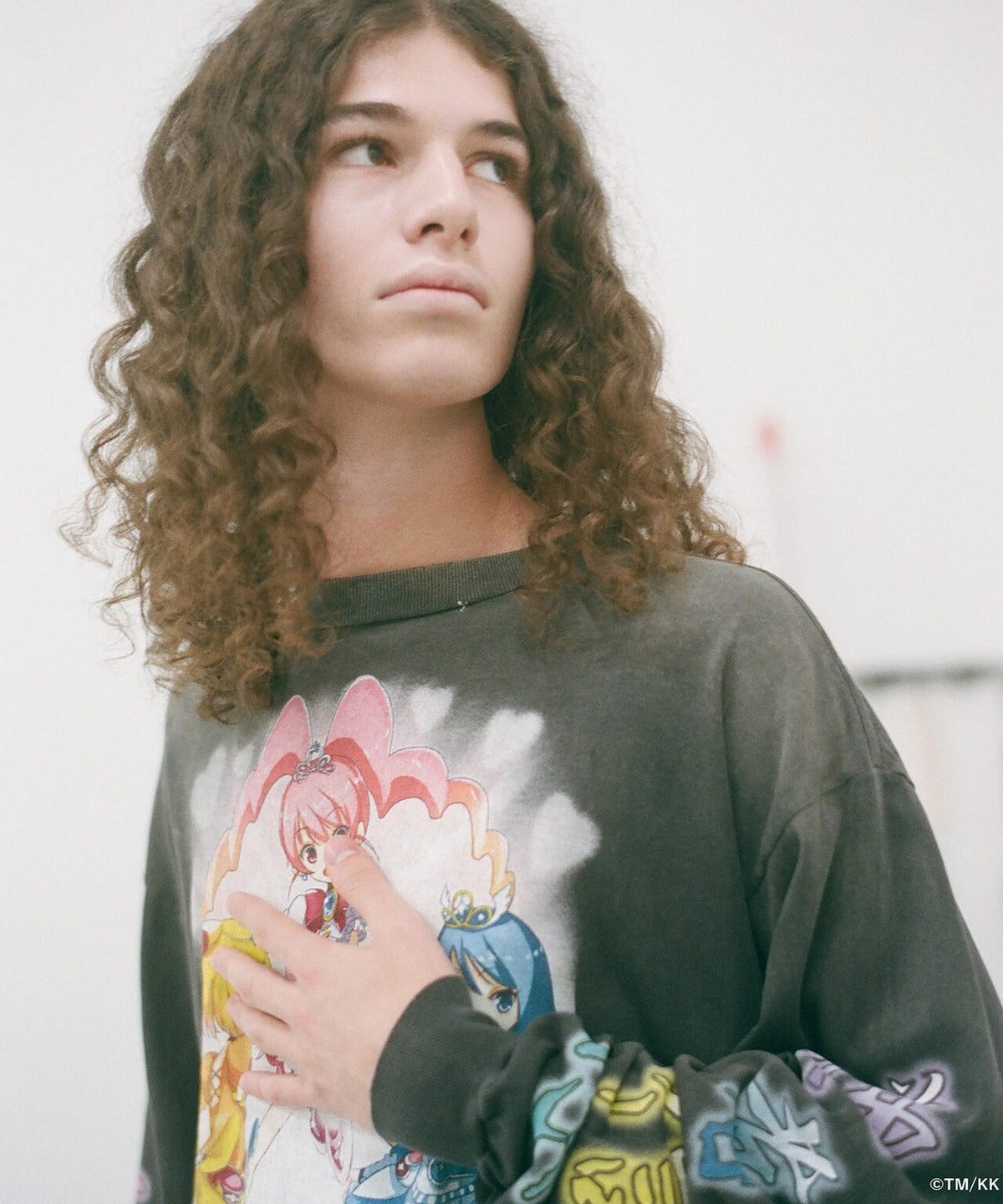 mononoke・made/モノノケ・メイド/LS T-SHIRT/SUPERFLAT/BLACK